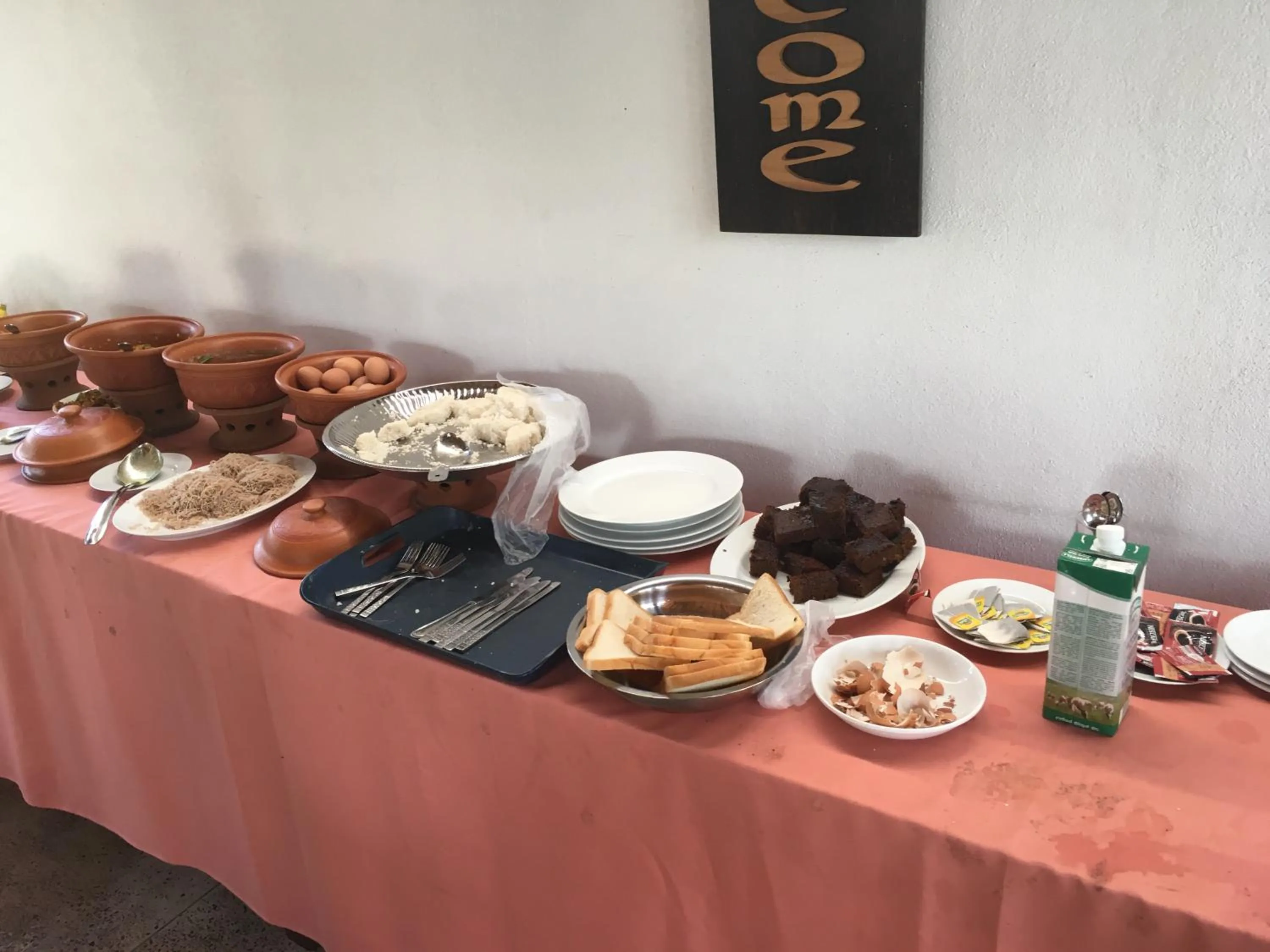 Continental breakfast in Lagoon Boutique Hotel