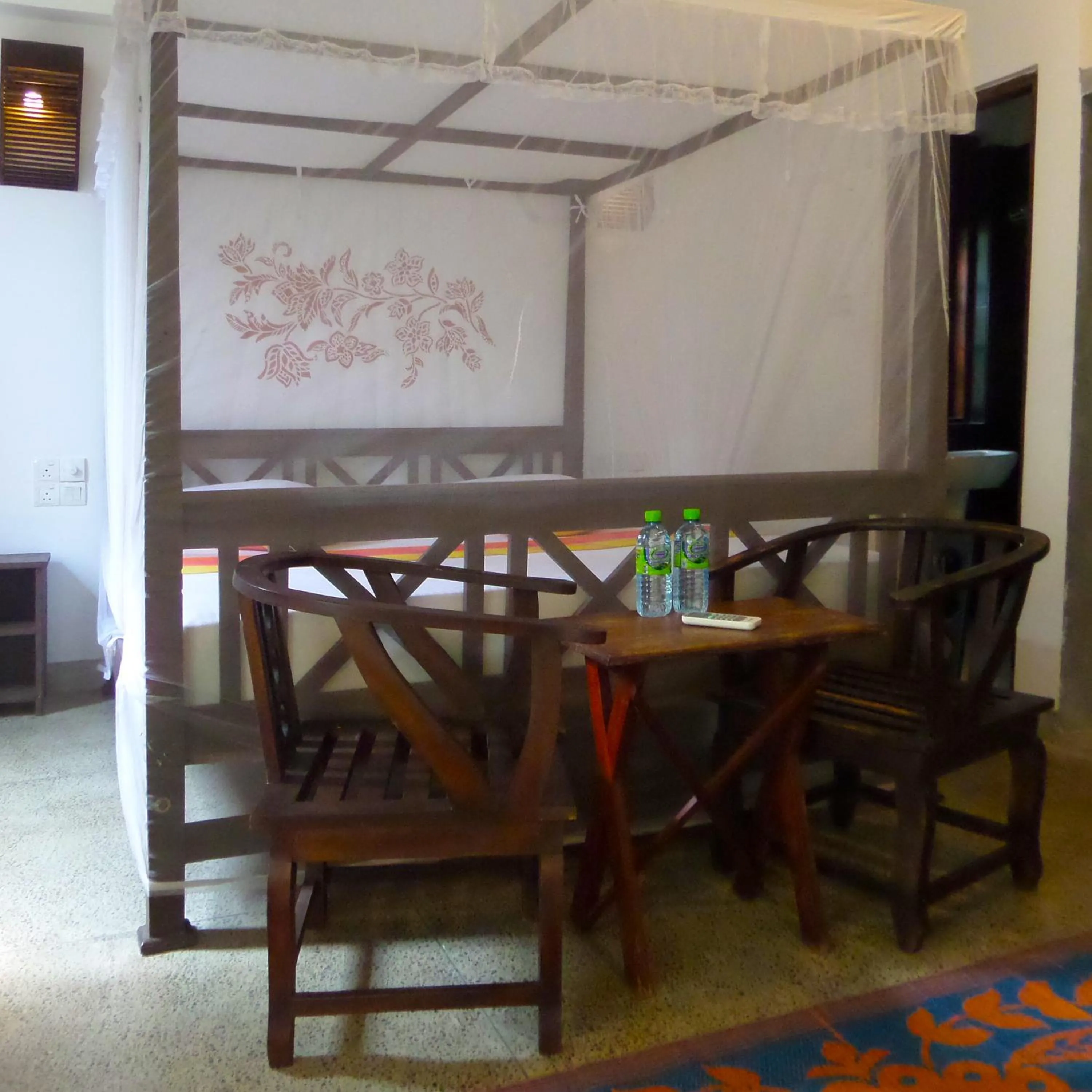 Bed, Restaurant/Places to Eat in Lagoon Boutique Hotel