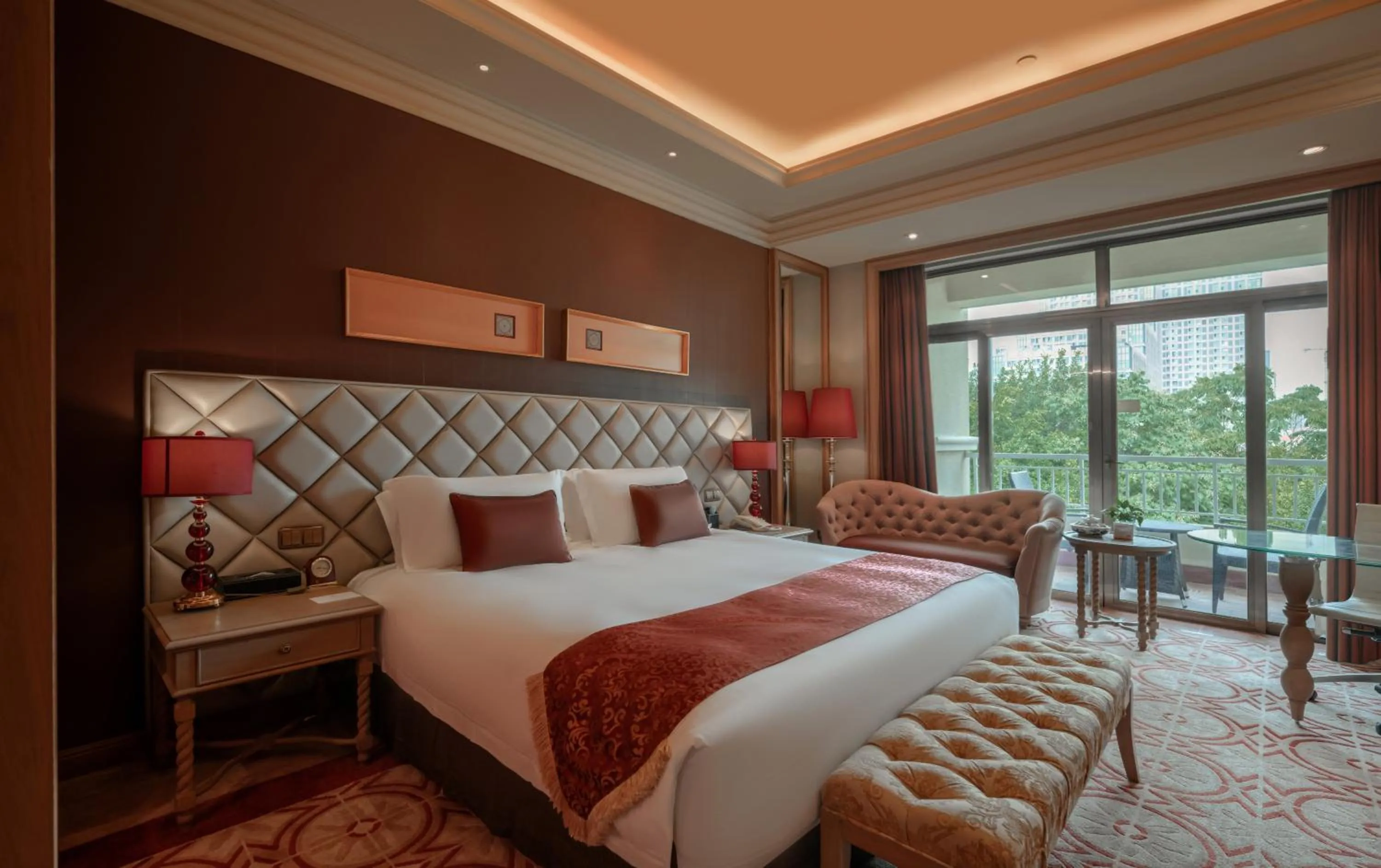 Bed in Jinjiang International Hotel Ganzhou