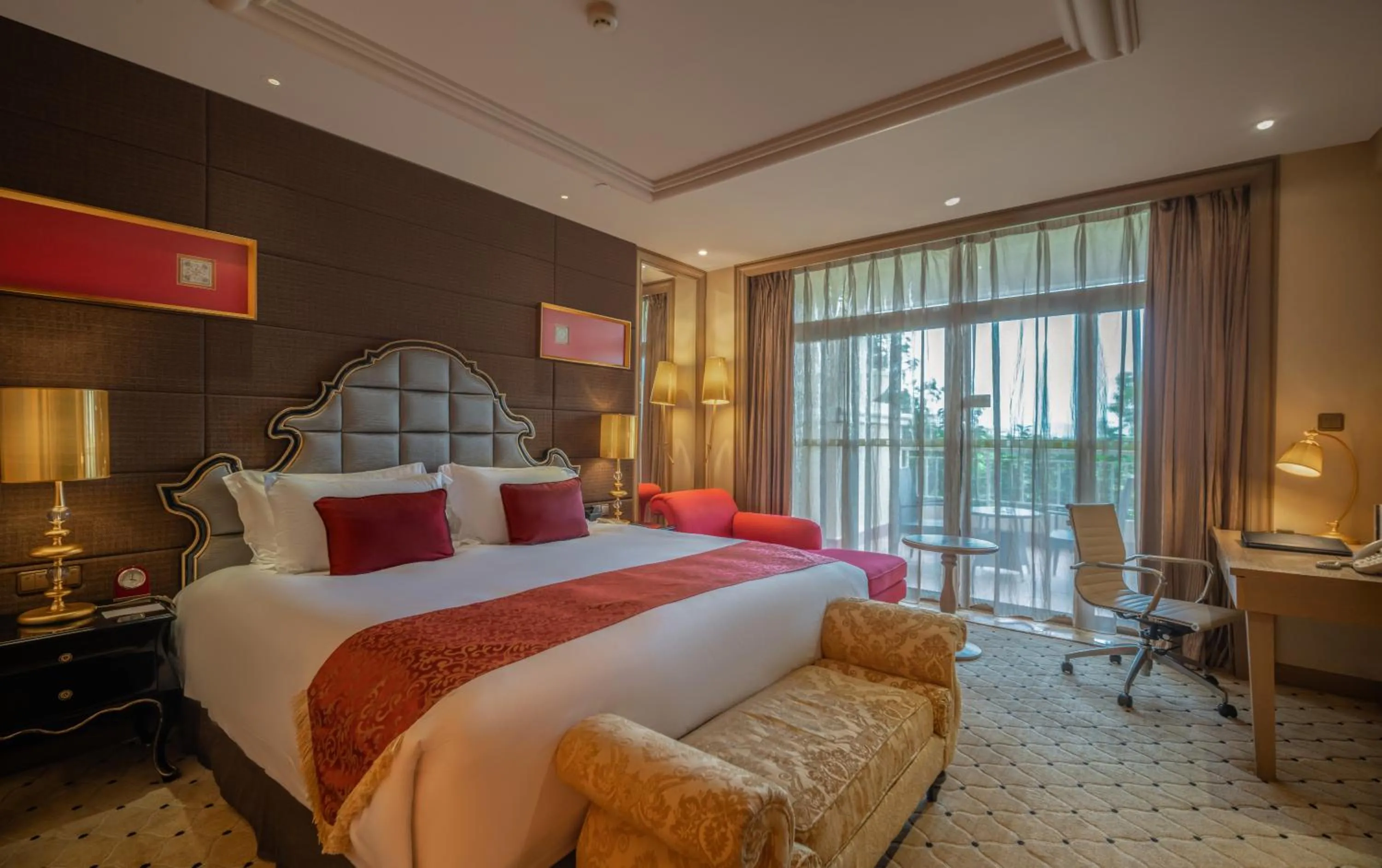 Bed in Jinjiang International Hotel Ganzhou