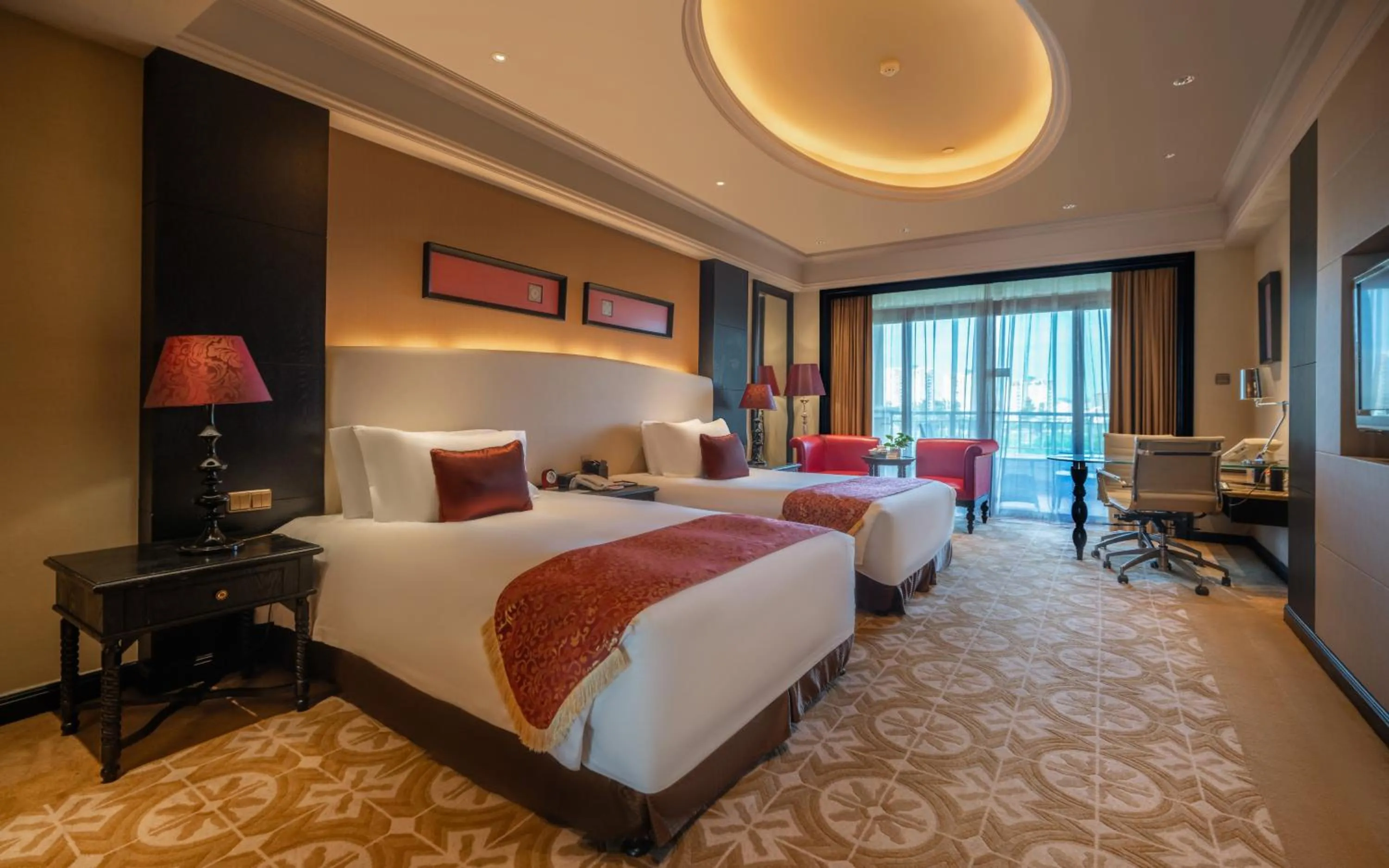 Bed in Jinjiang International Hotel Ganzhou