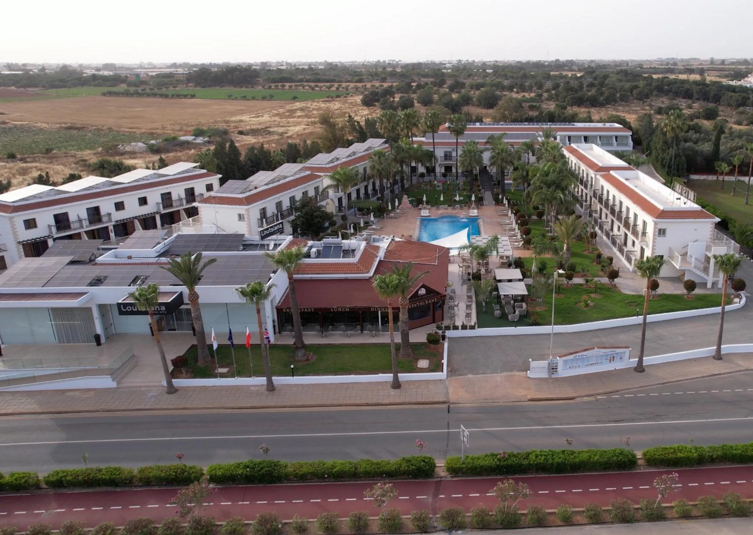 Property building in Loutsiana Deluxe Apts