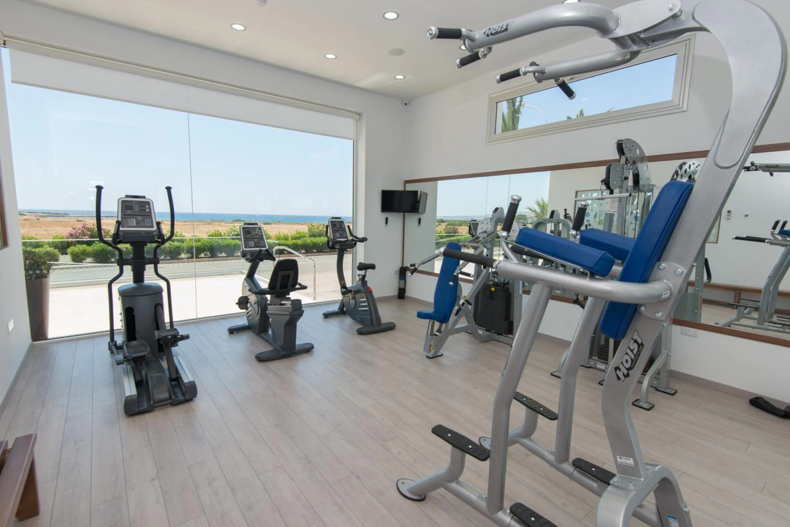Fitness centre/facilities in Loutsiana Deluxe Apts