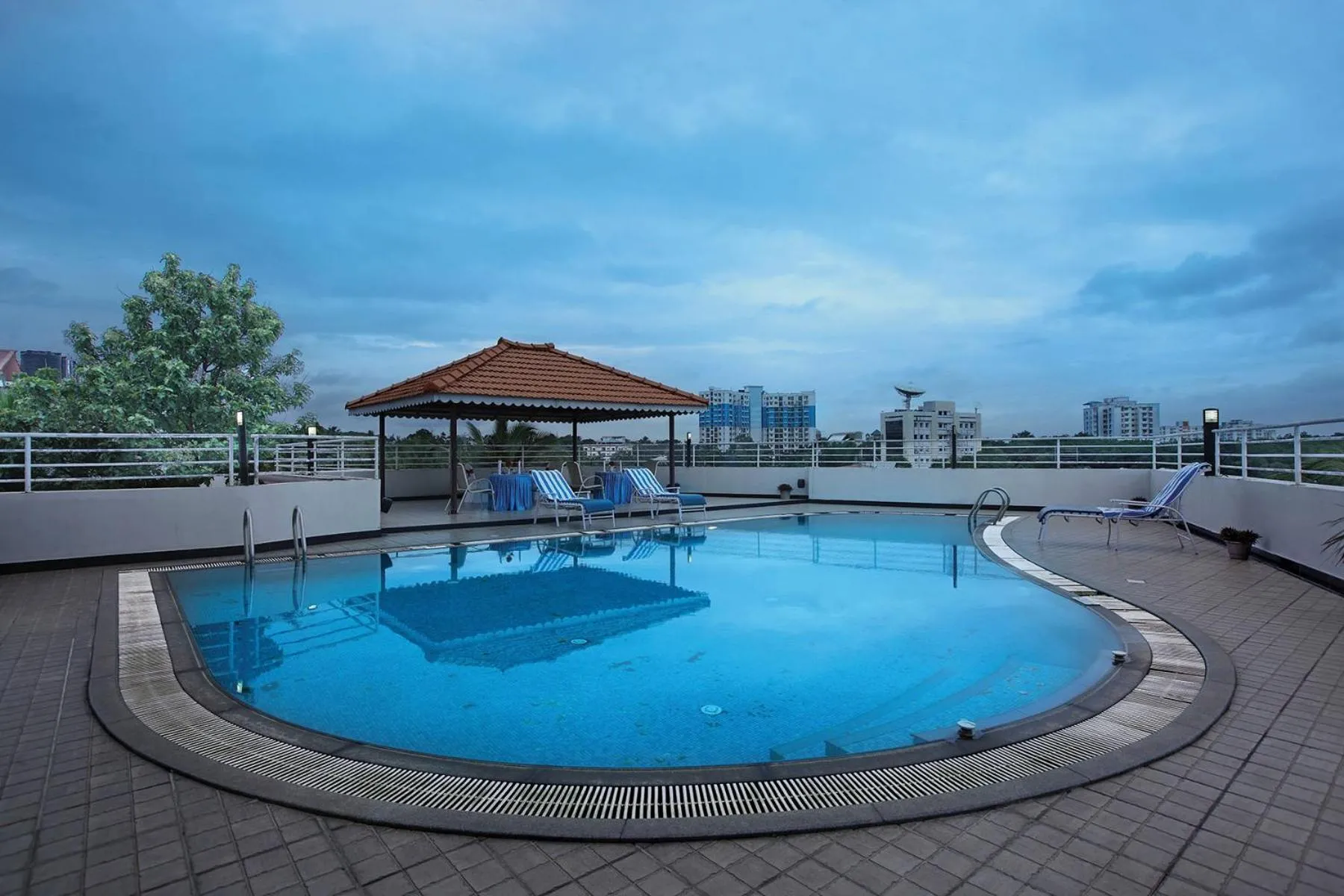 Swimming pool in Hotel Park Residency, Kakkanad