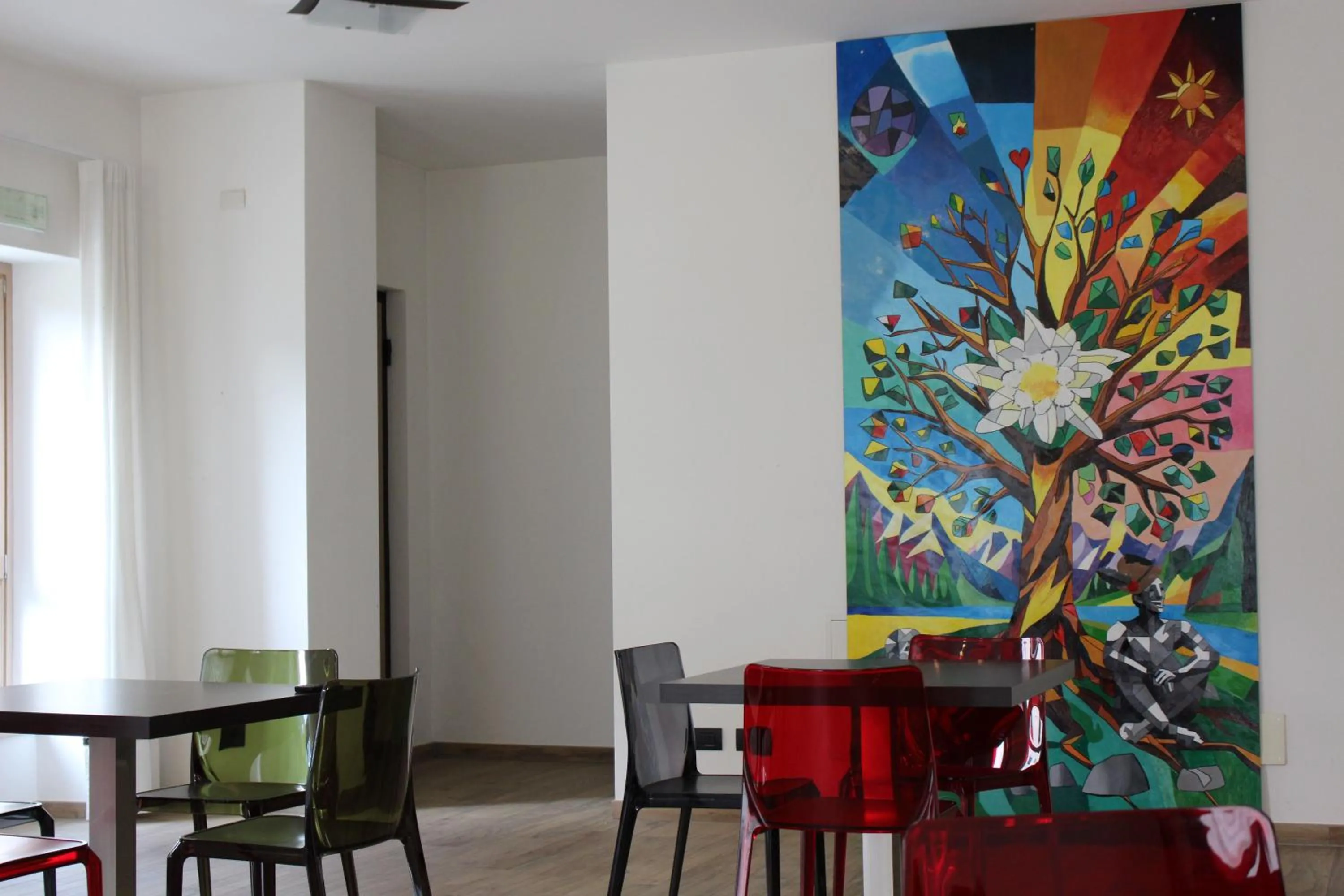 Living room in Ostello Guicciardi