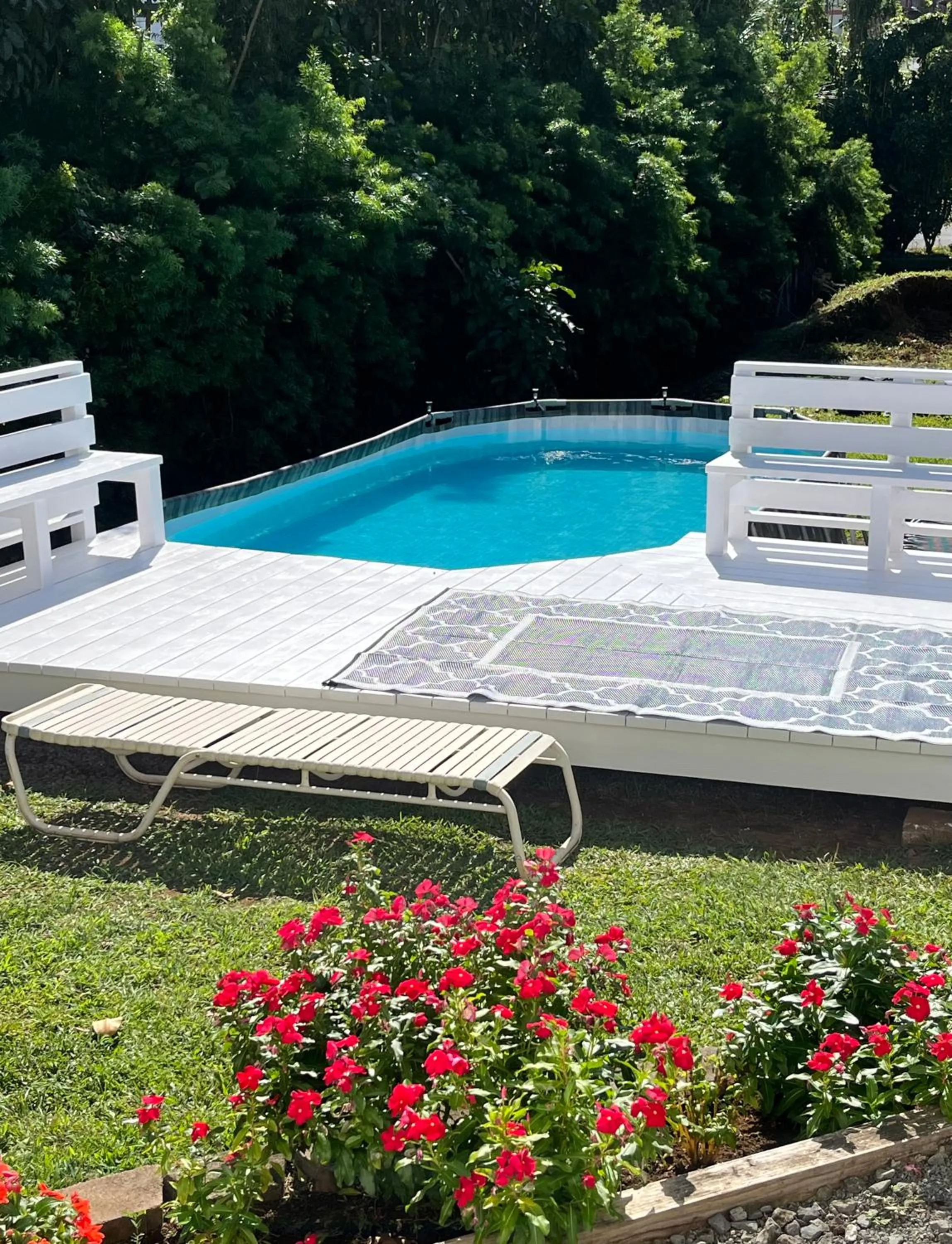 Swimming pool in Hilo Bay Oceanfront Bed and Breakfast