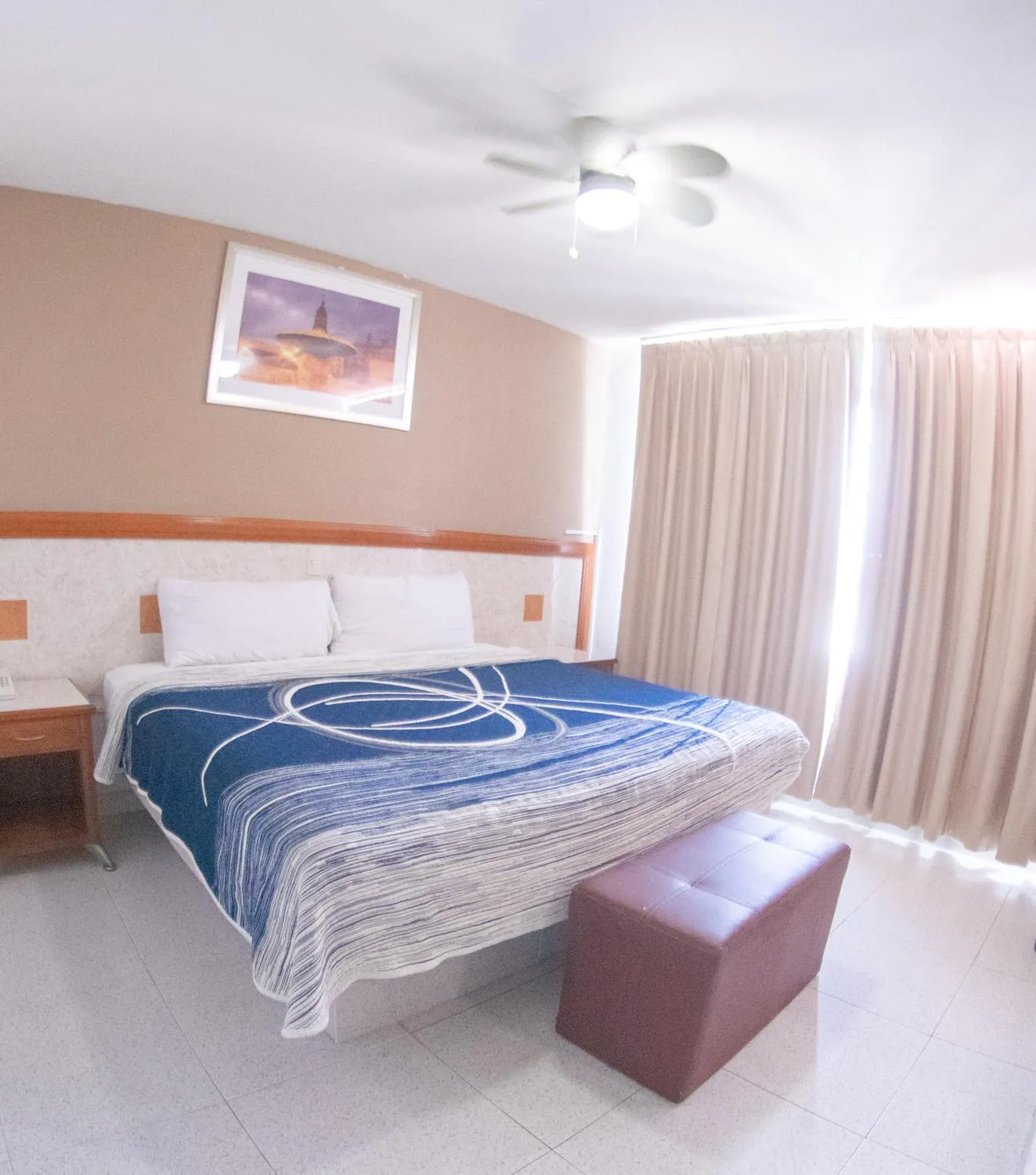 Bed in Hotel Niza Zona Piel