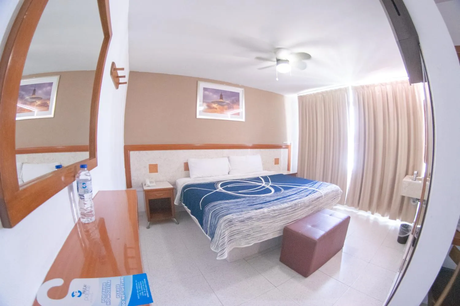 Bed in Hotel Niza Zona Piel
