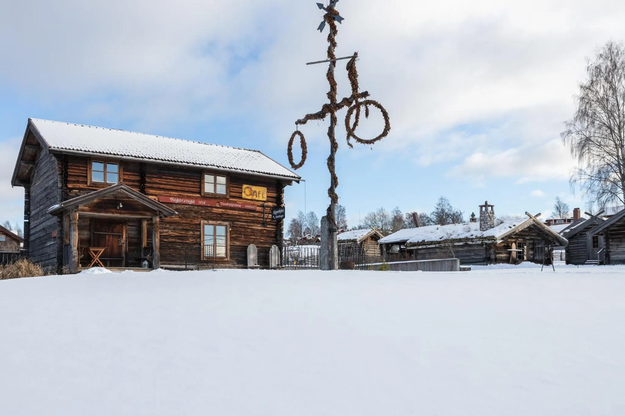 Property building in Hotell Klockargården