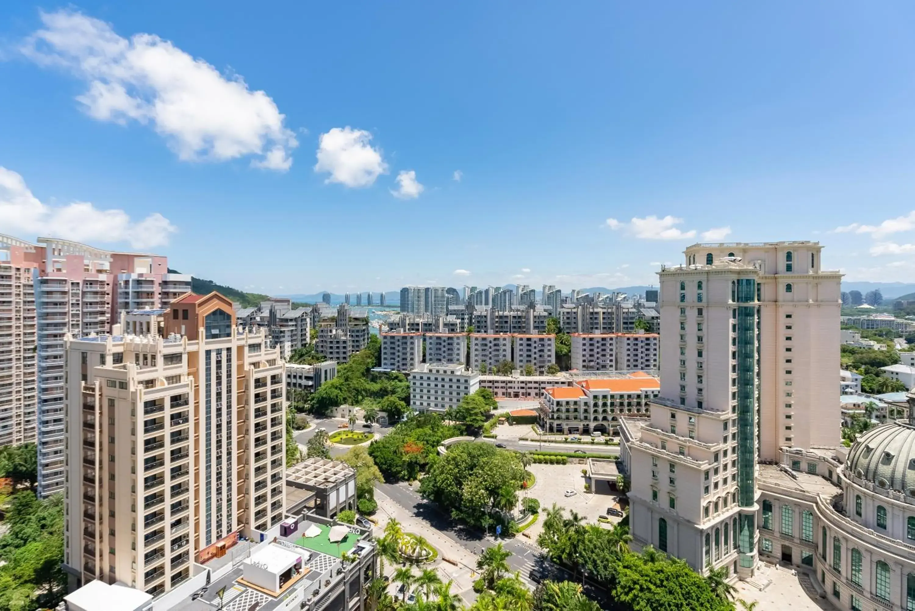 City view in Sanya Yikehai View Apartments City view in Sanya Yikehai View Apartments