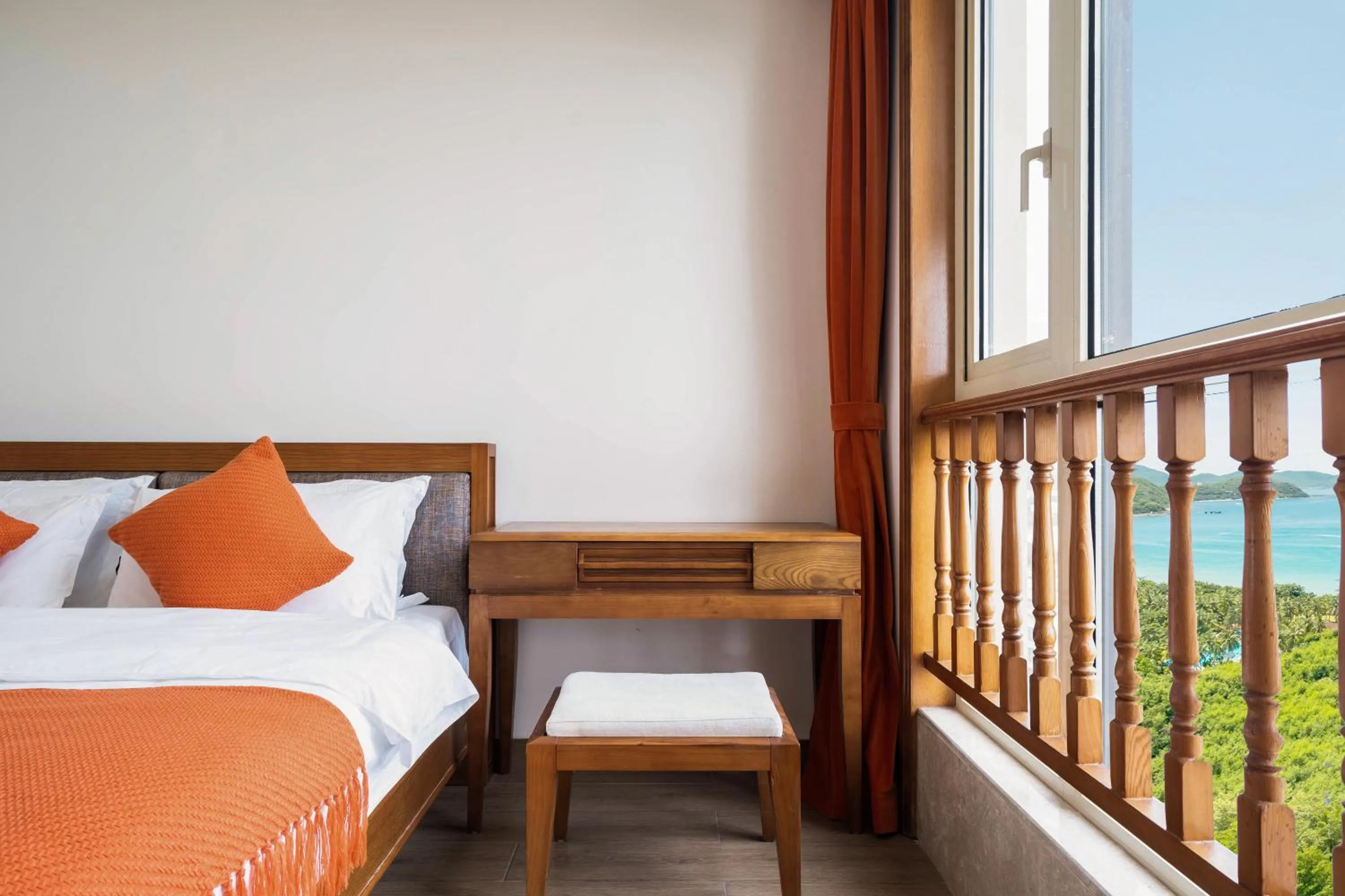 Bedroom, Bed in Sanya Yikehai View Apartments