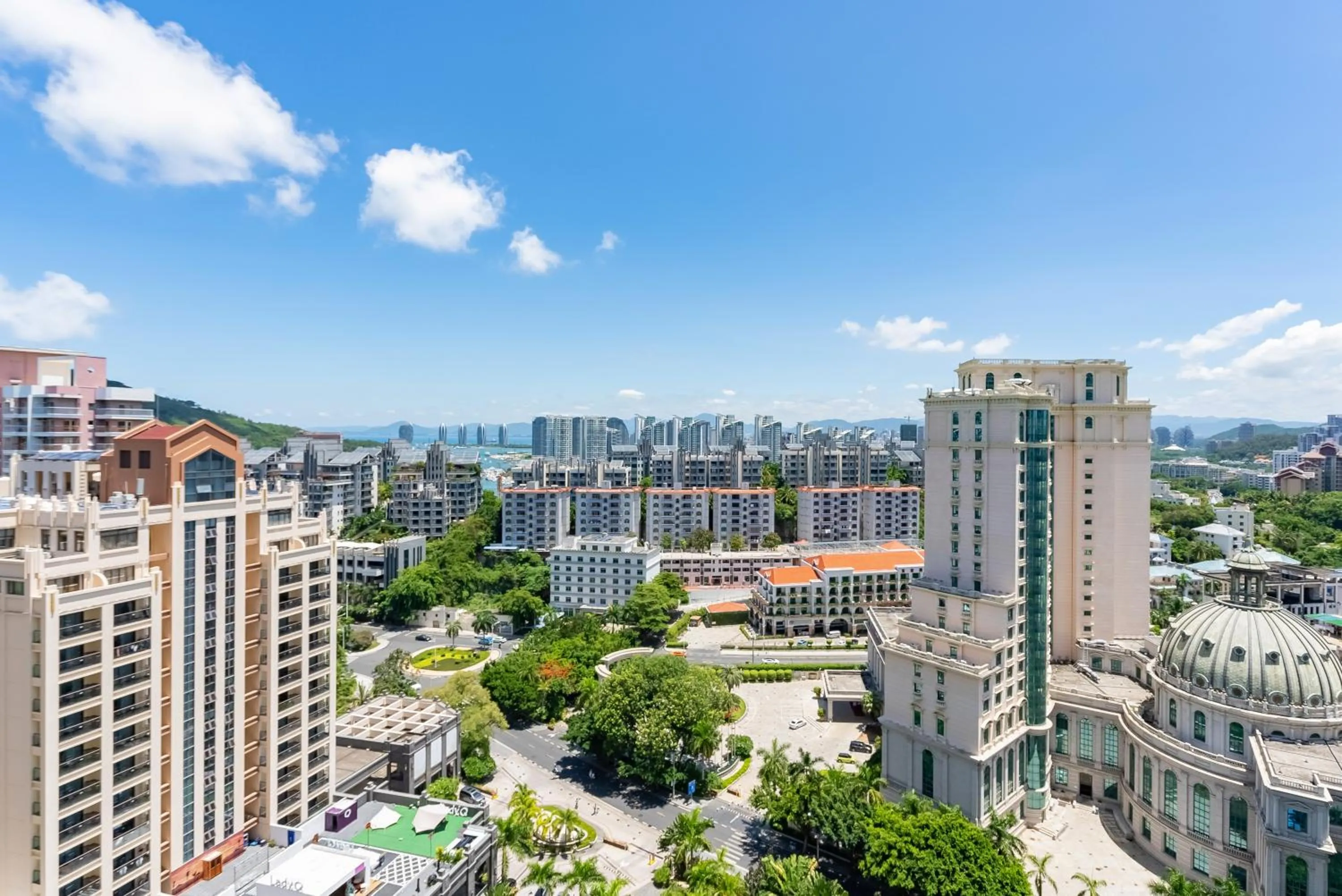 City view in Sanya Yikehai View Apartments