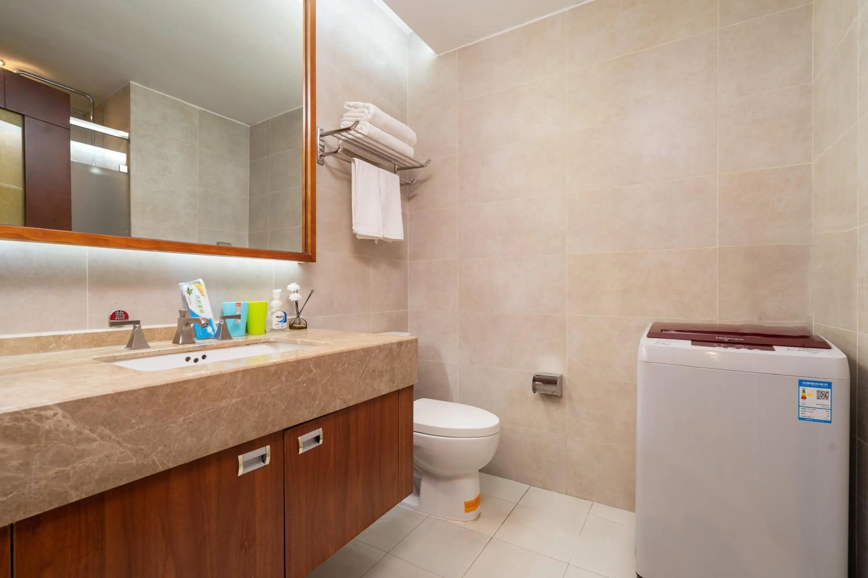 Bathroom in Sanya Yikehai View Apartments