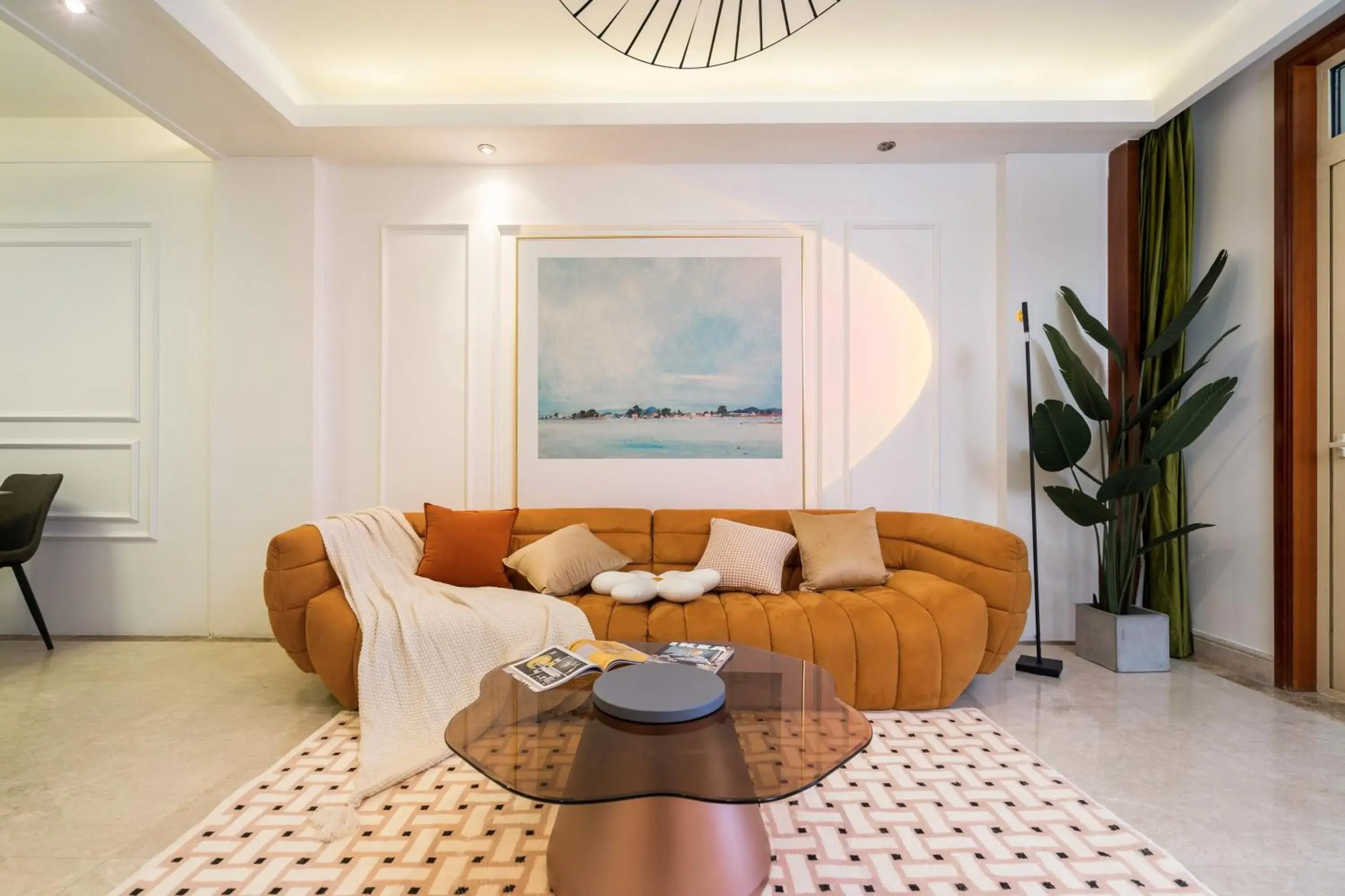 Living room in Sanya Yikehai View Apartments Living room in Sanya Yikehai View Apartments