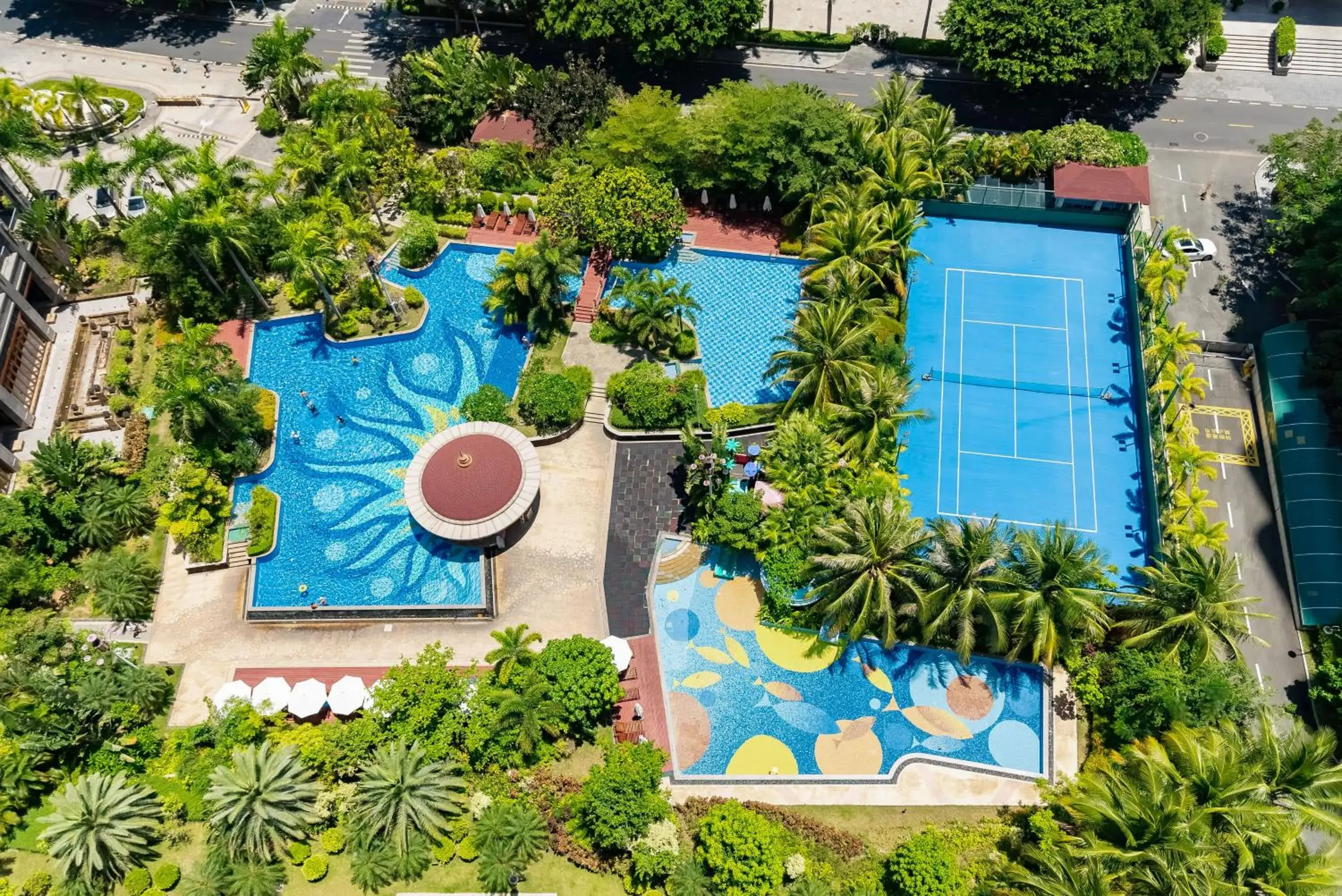 Pool view in Sanya Yikehai View Apartments Pool view in Sanya Yikehai View Apartments