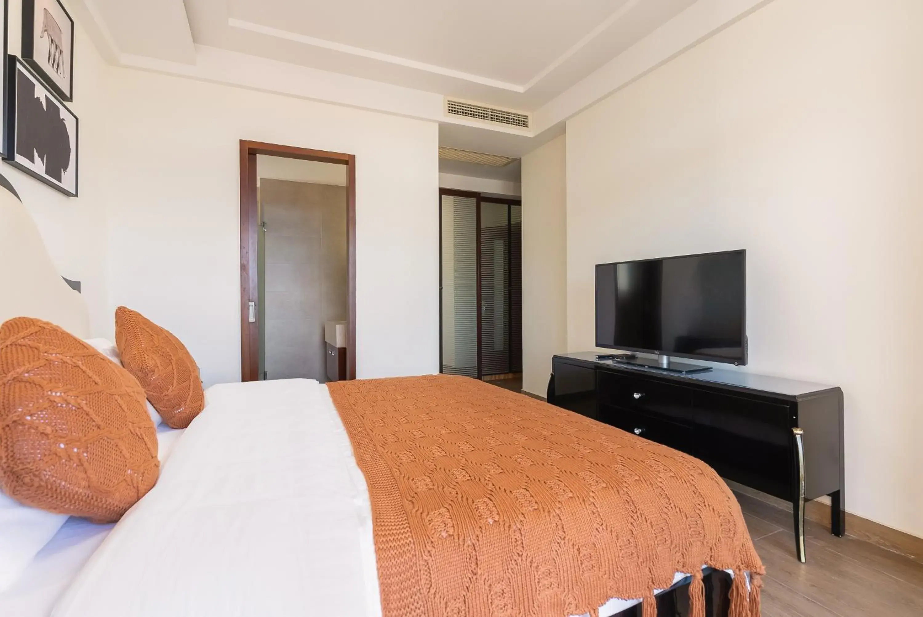 Bed in Sanya Yikehai View Apartments Bed in Sanya Yikehai View Apartments