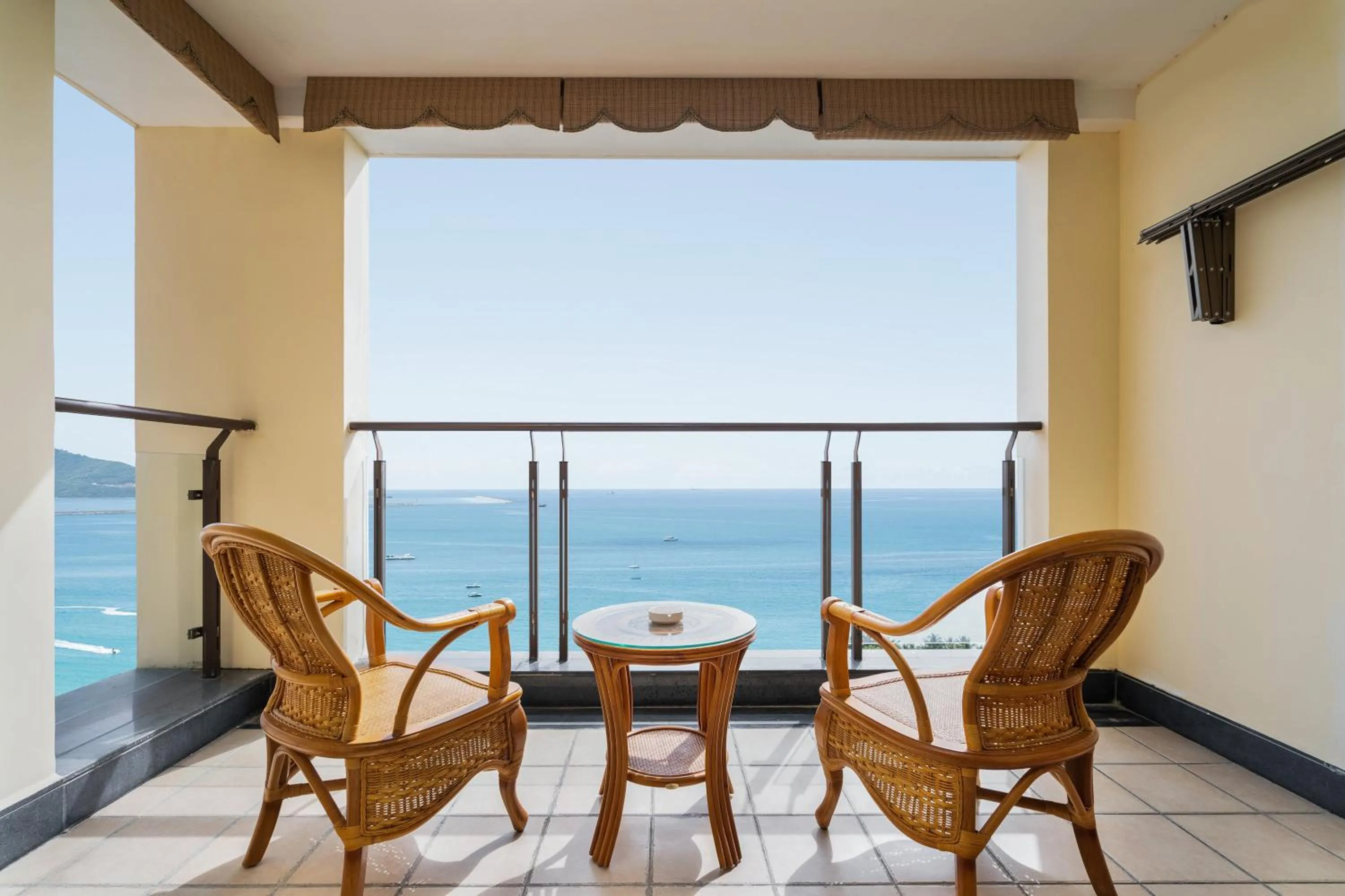 Balcony/Terrace in Sanya Yikehai View Apartments