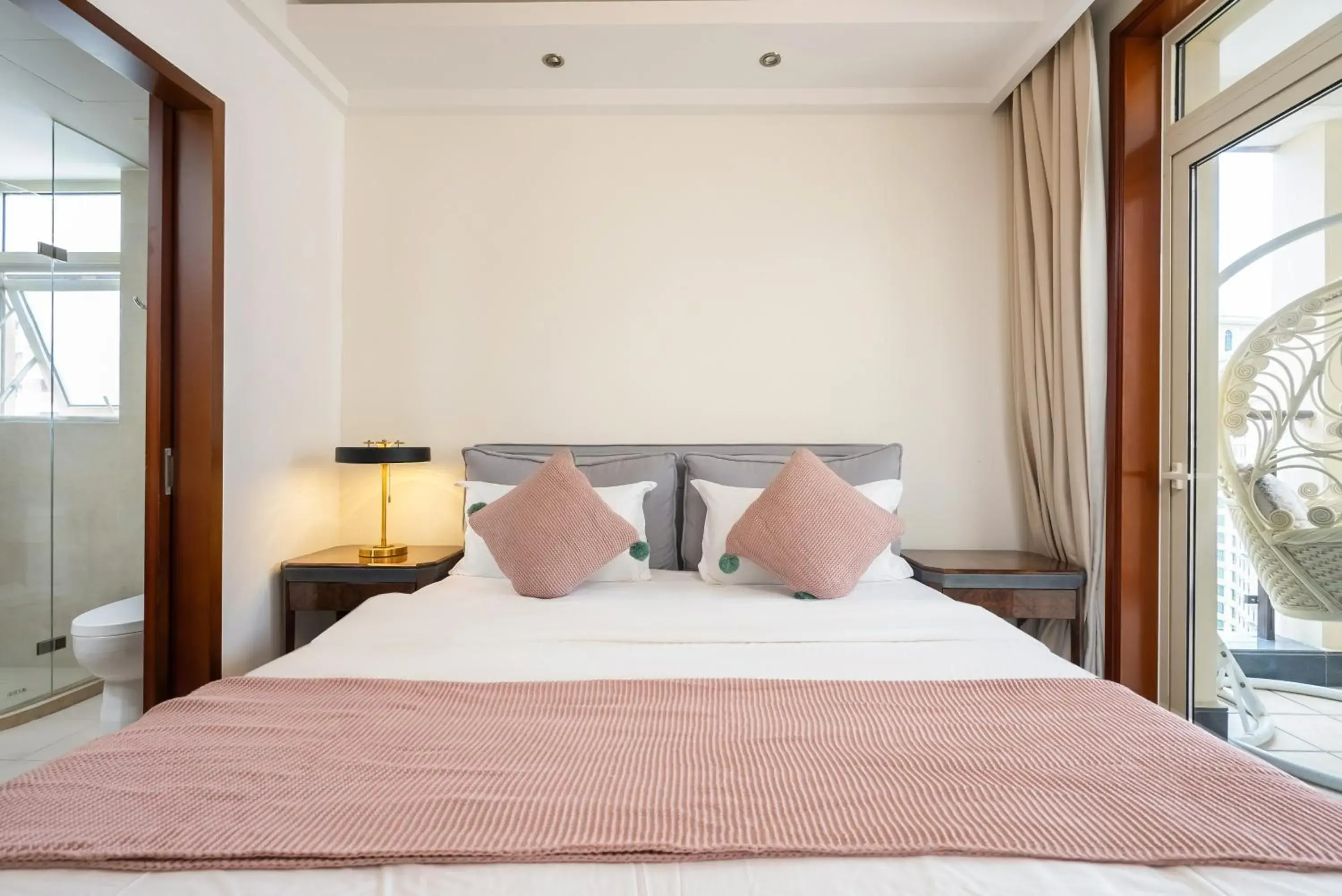 Bed in Sanya Yikehai View Apartments Bed in Sanya Yikehai View Apartments