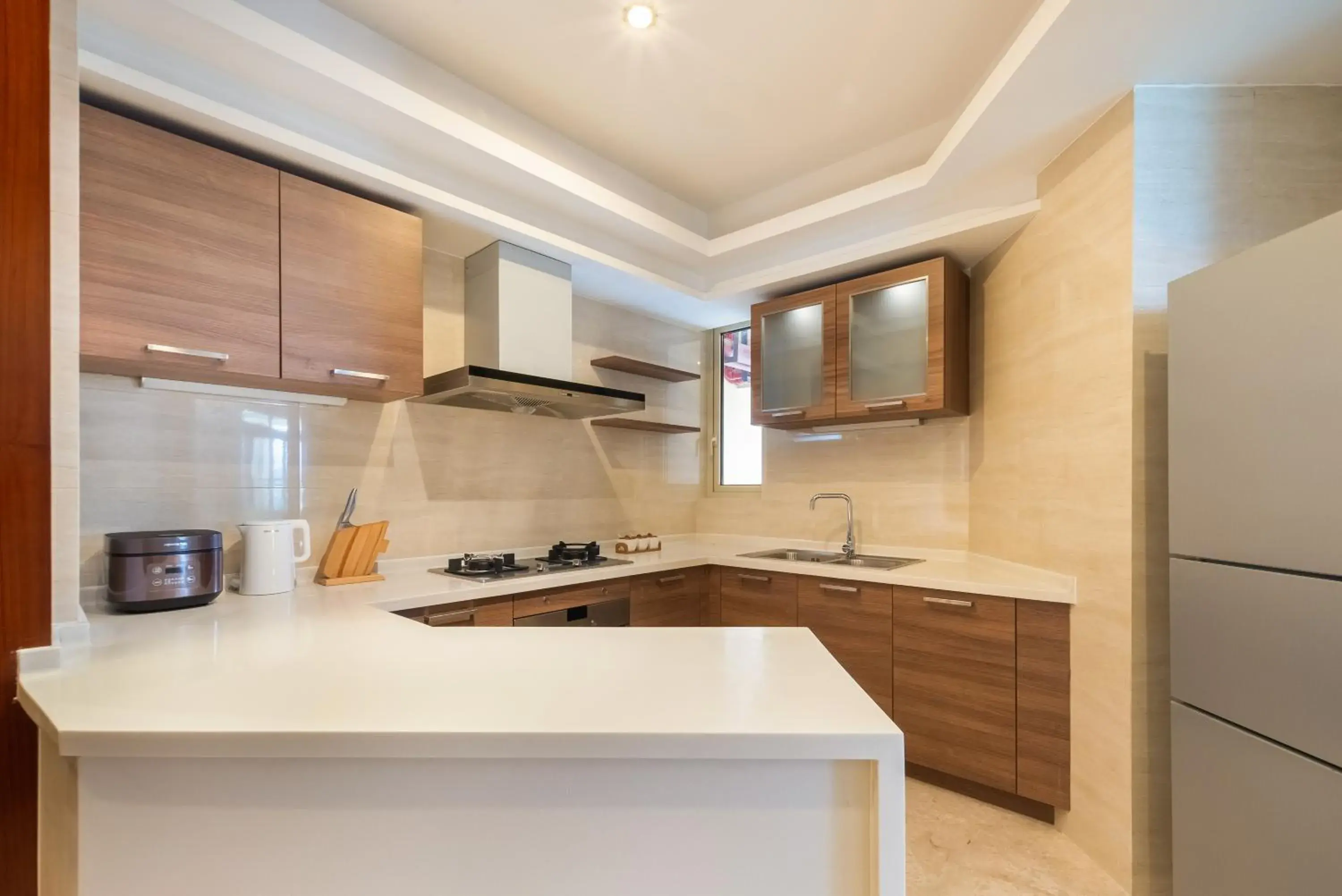 Kitchen or kitchenette in Sanya Yikehai View Apartments Kitchen or kitchenette in Sanya Yikehai View Apartments