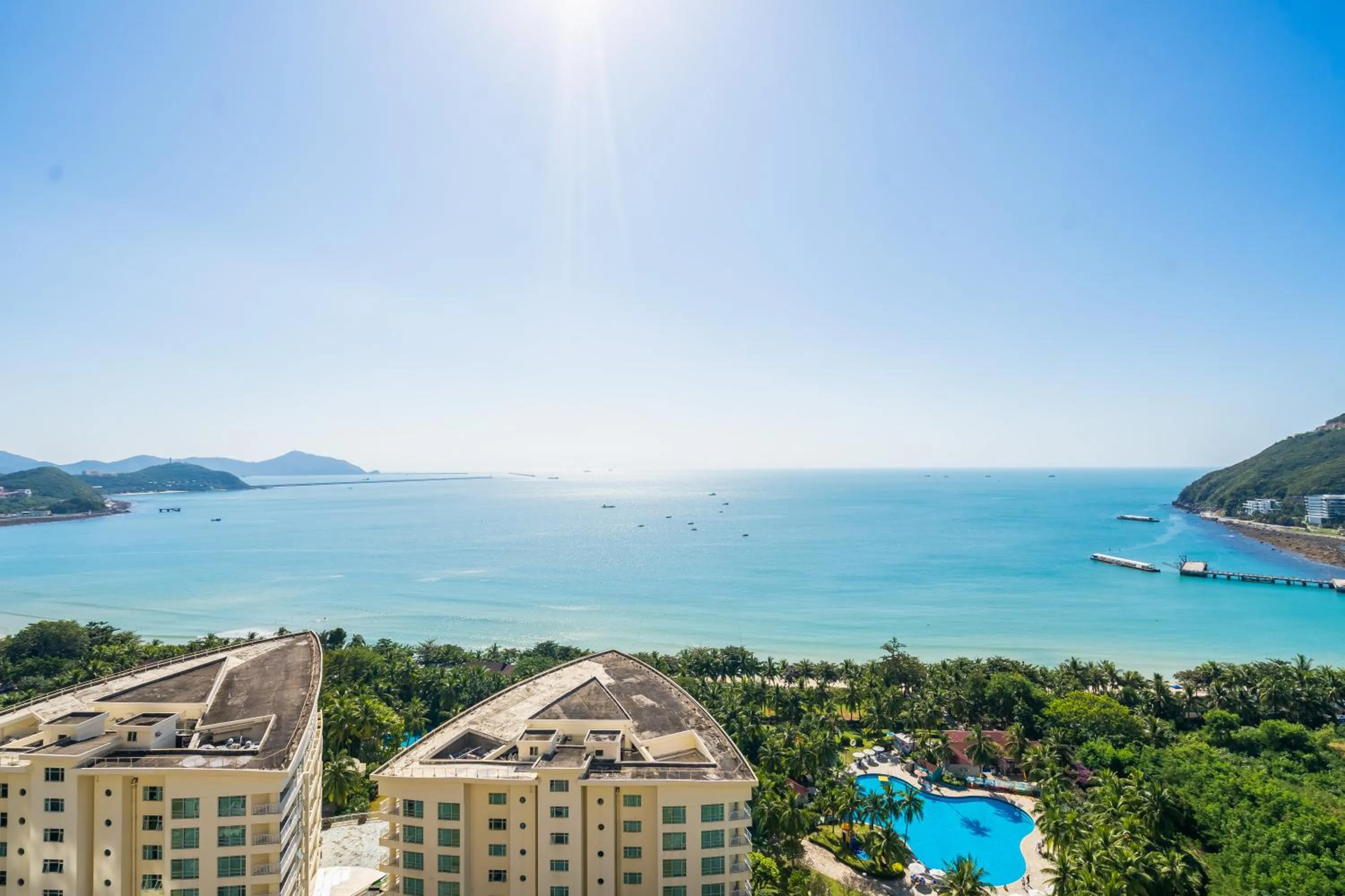 Sea view in Sanya Yikehai View Apartments