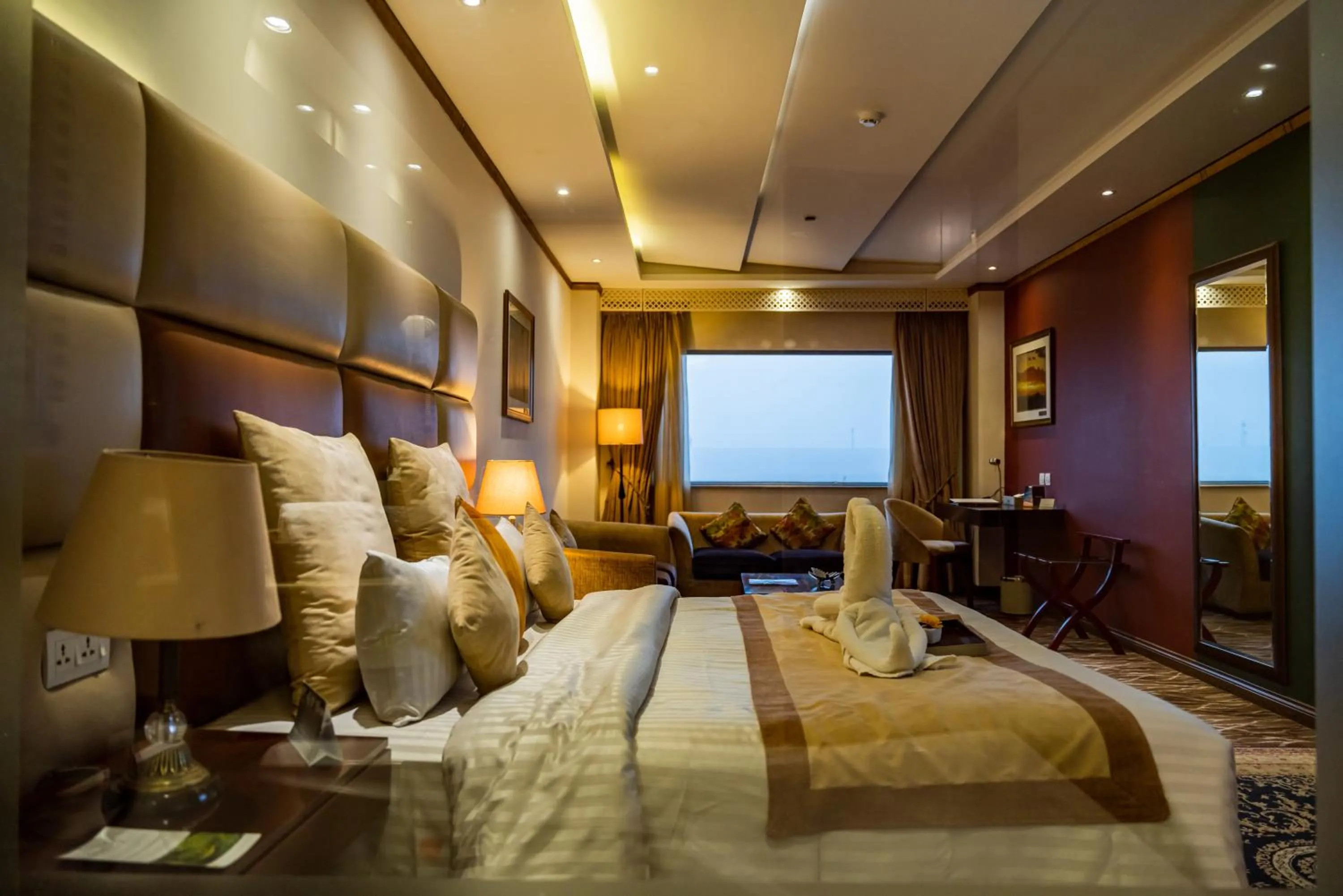 Bed in Luxus Grand Hotel