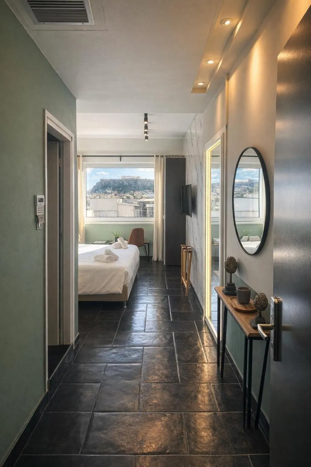 Photo of the whole room, Bed in Elite Ermou Suites