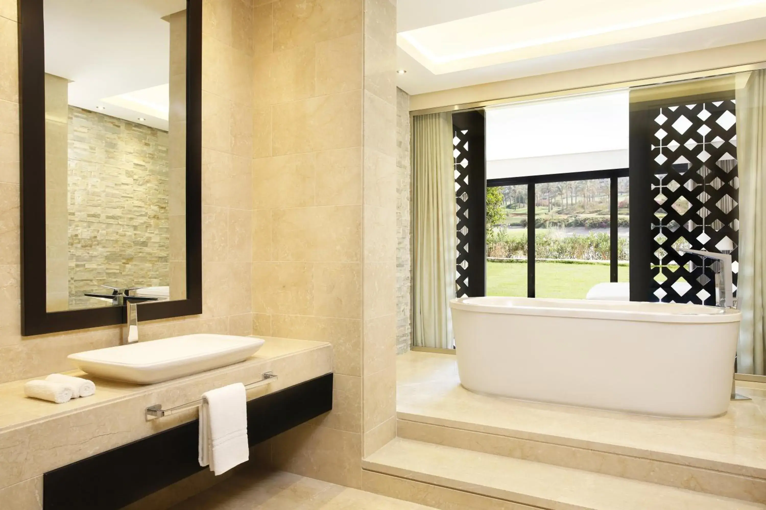 Bathroom in The Westin Cairo Golf Resort & Spa, Katameya Dunes