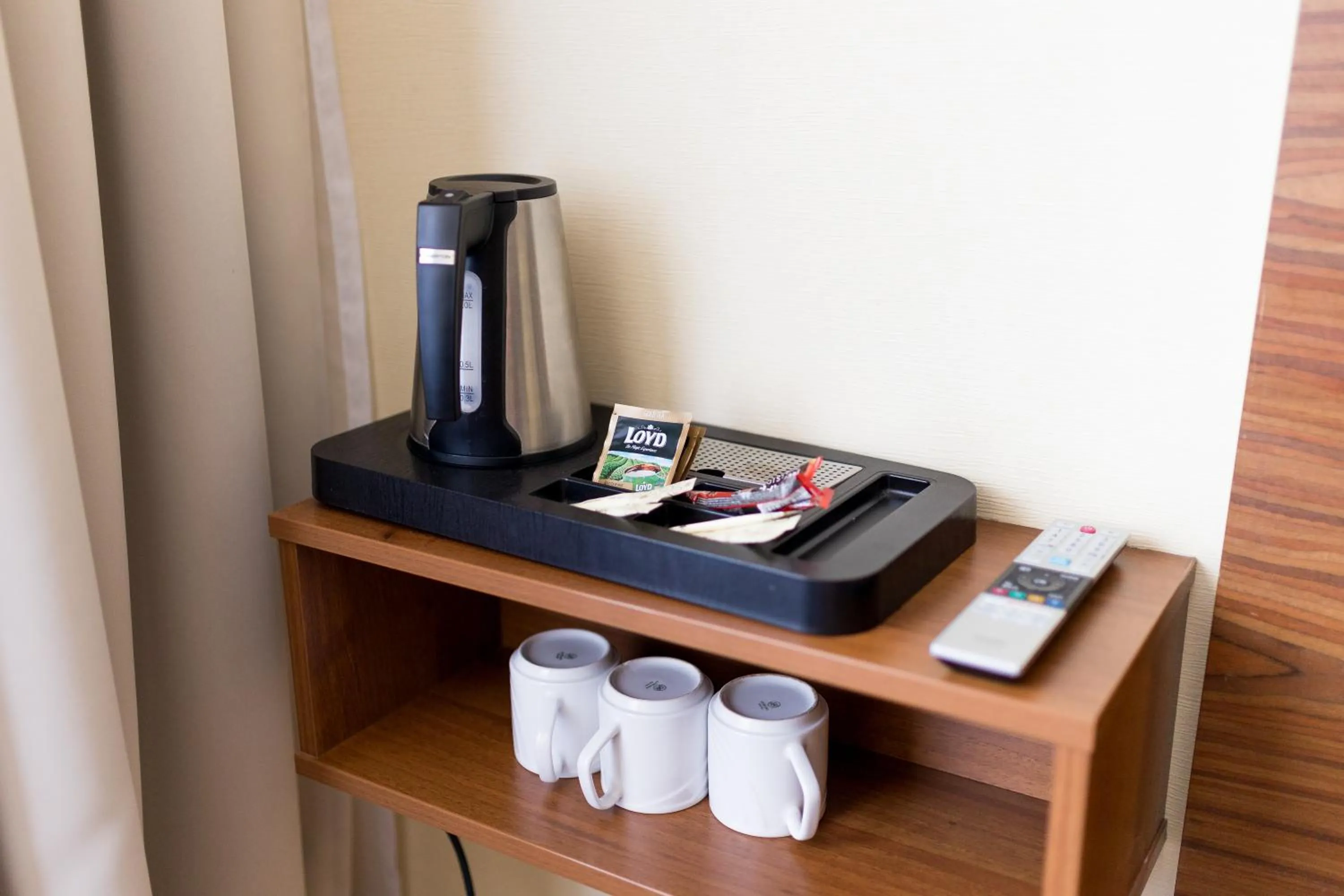 Coffee/tea facilities in Hotel Ostaniec