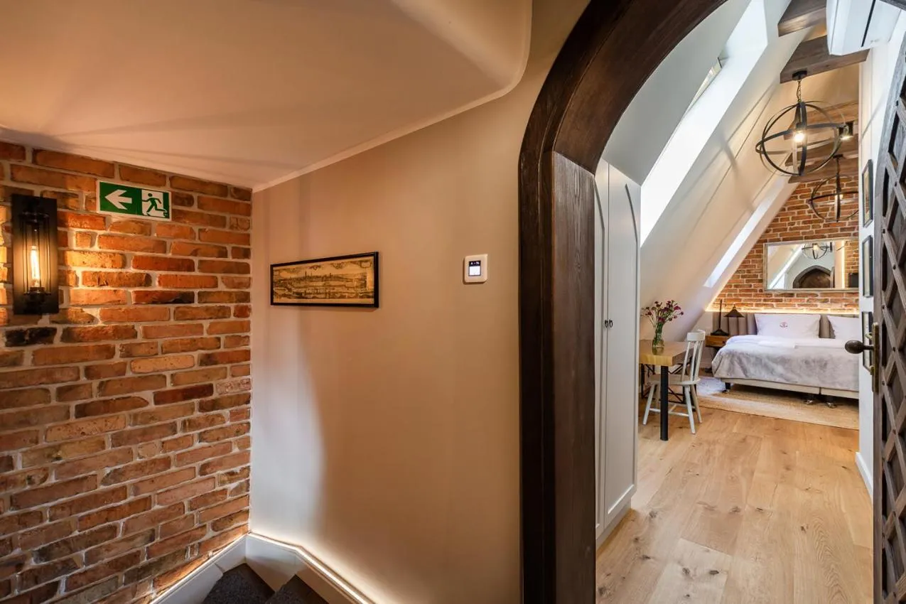 Lobby or reception, Bed in Gotyk House