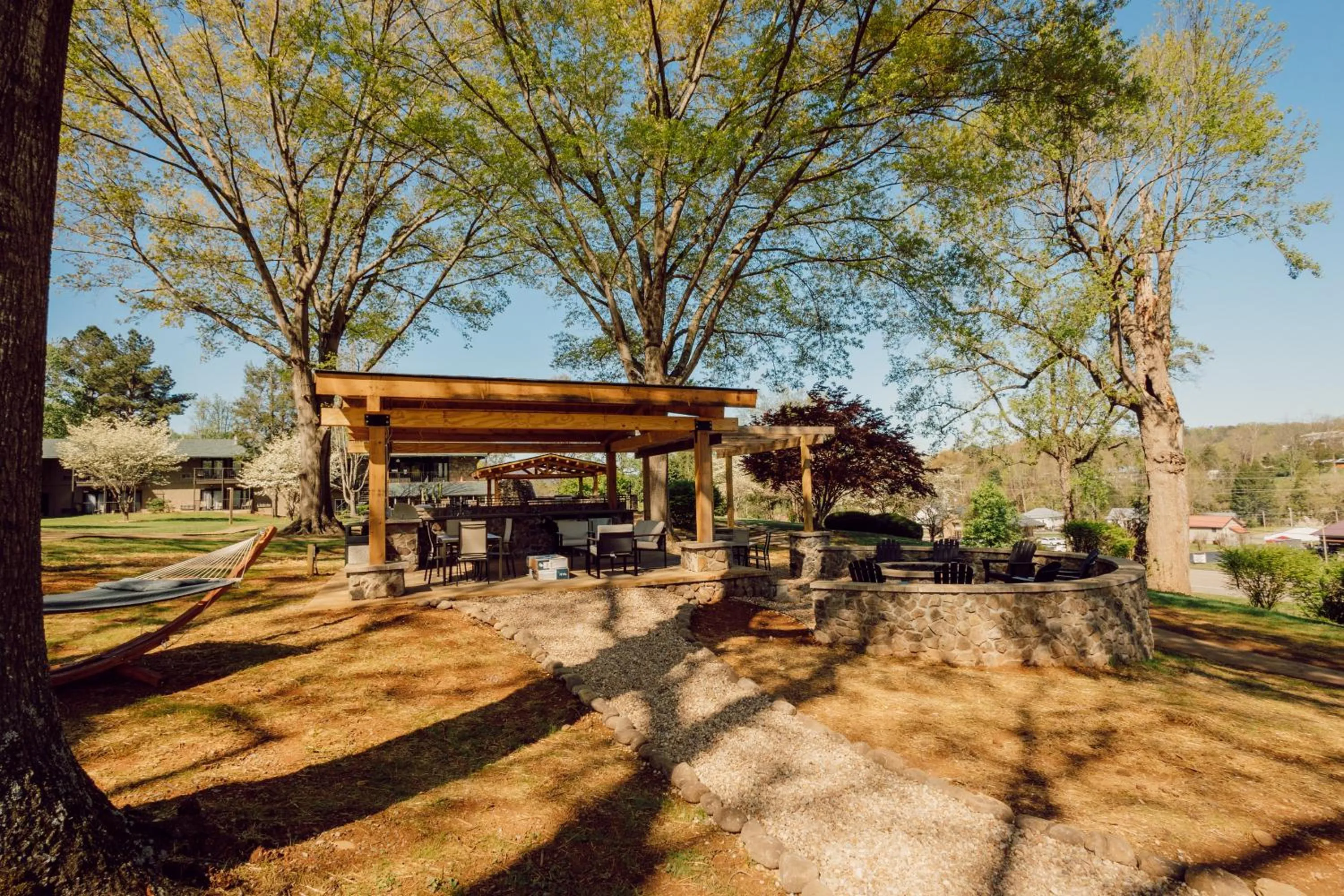 fireplace in Tremont Lodge & Resort
