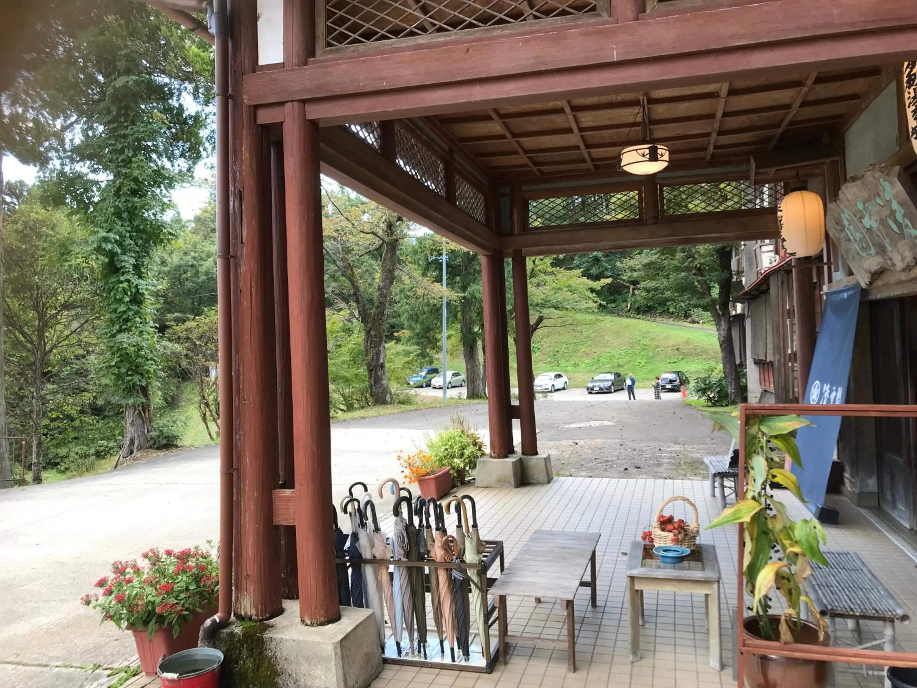 Facade/entrance in Ryounkaku Matsunoyama onsen