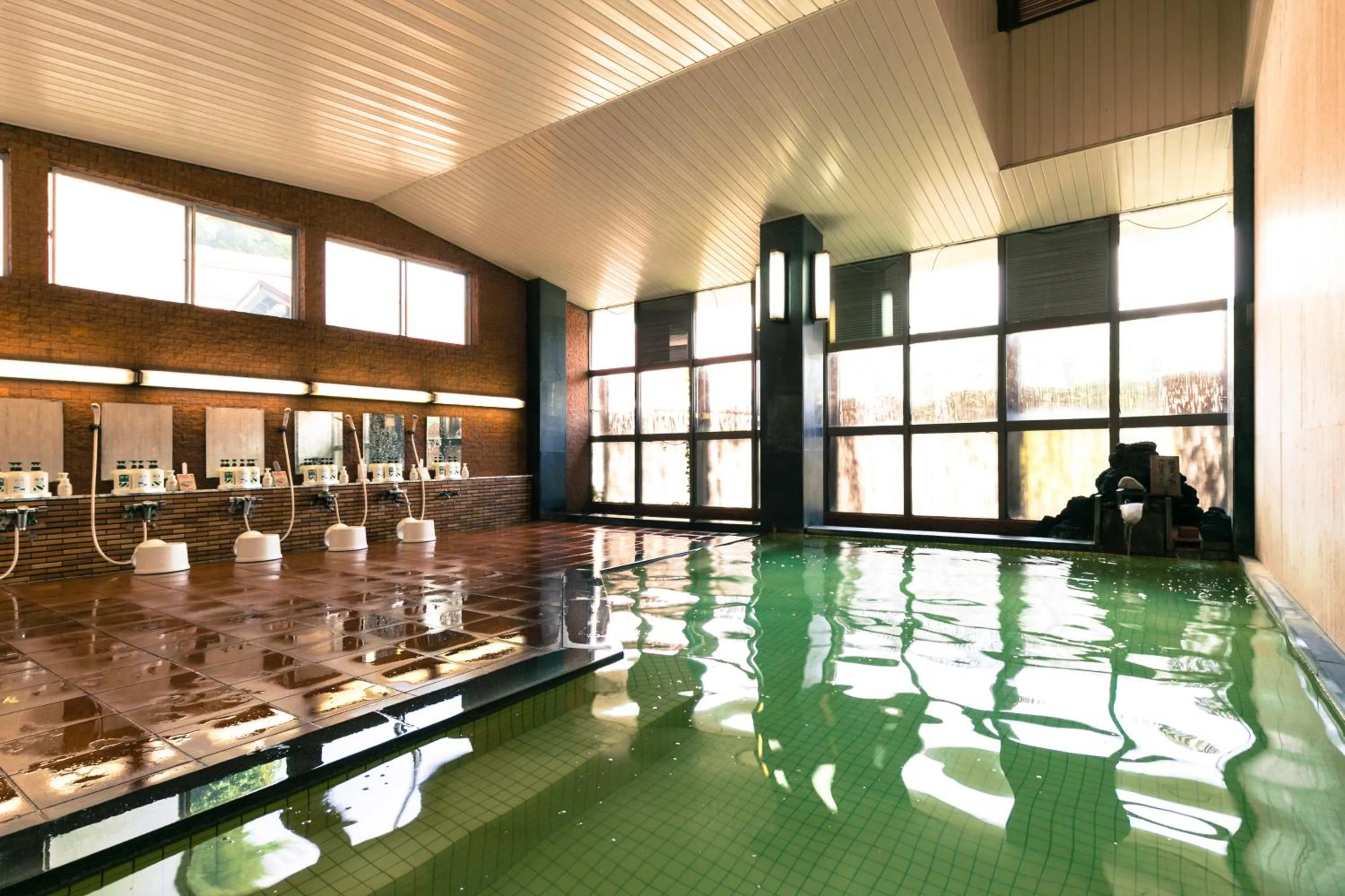 Hot Spring Bath in Ryounkaku Matsunoyama onsen