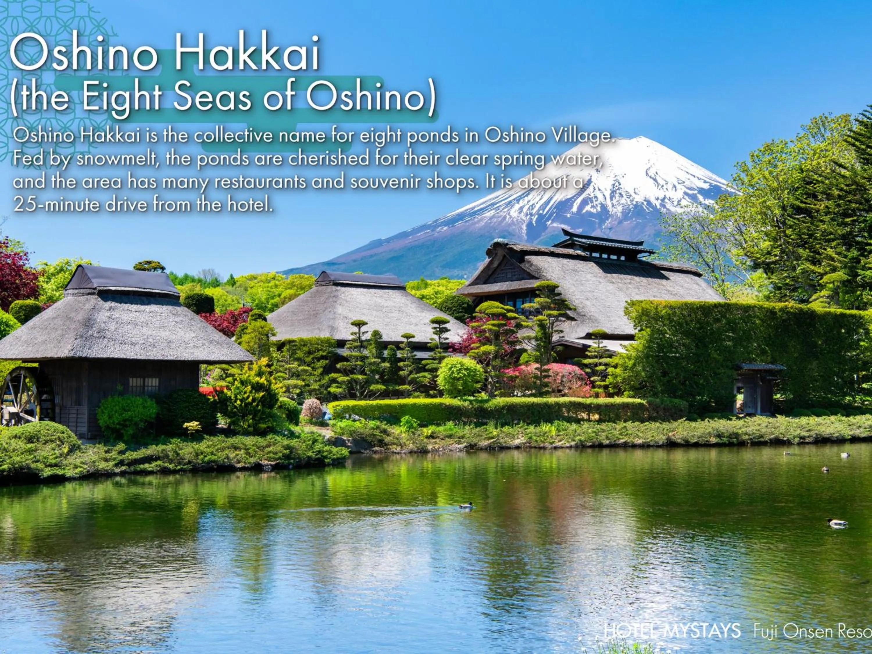 Nearby landmark in HOTEL MYSTAYS Fuji Onsen Resort