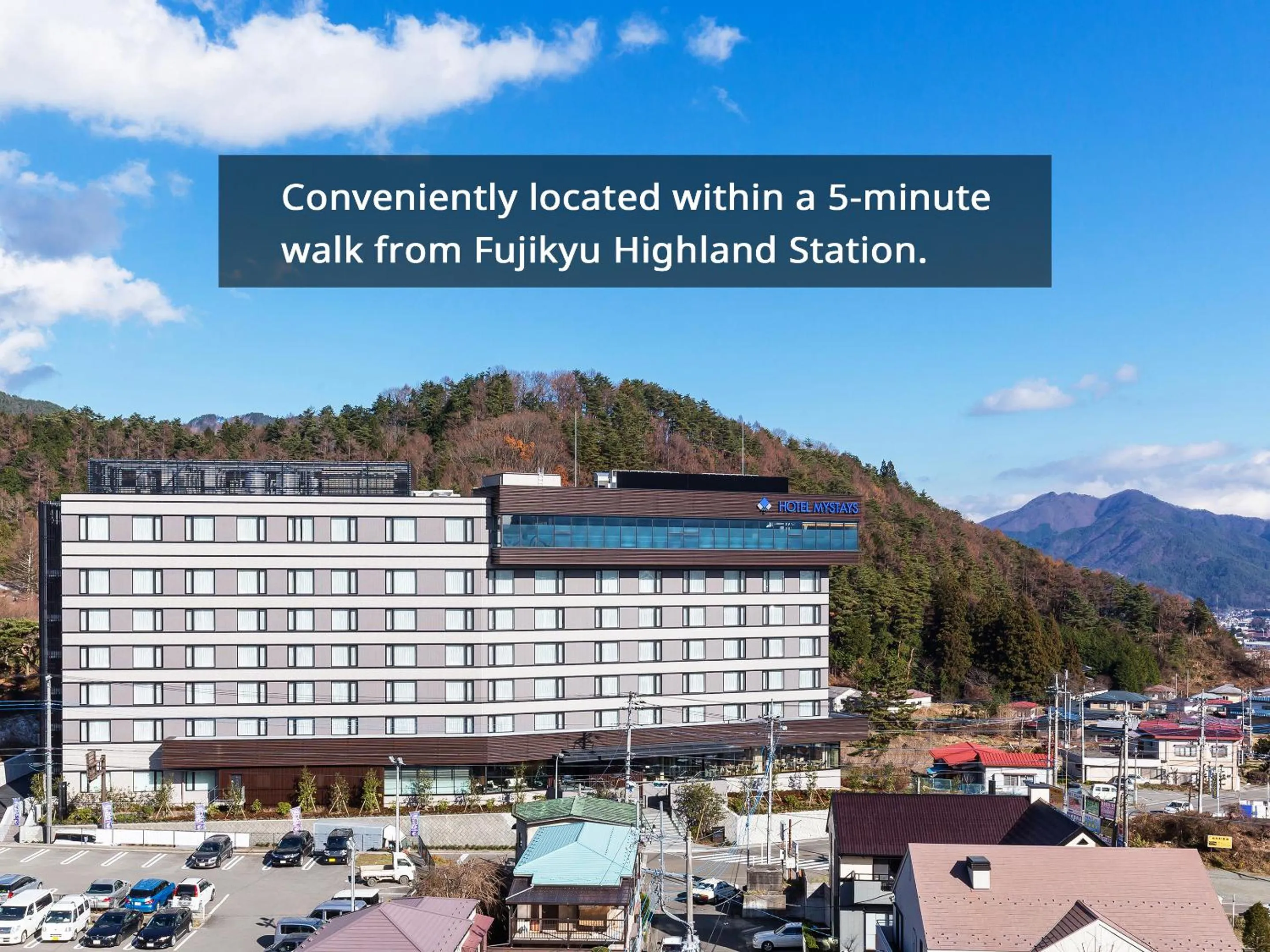 Property building in HOTEL MYSTAYS Fuji Onsen Resort