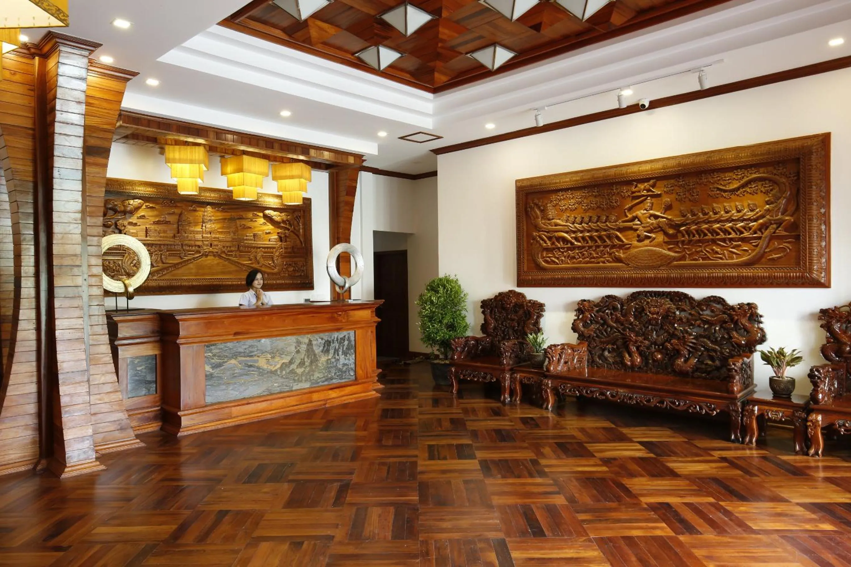 Lobby or reception in The Night Hotel