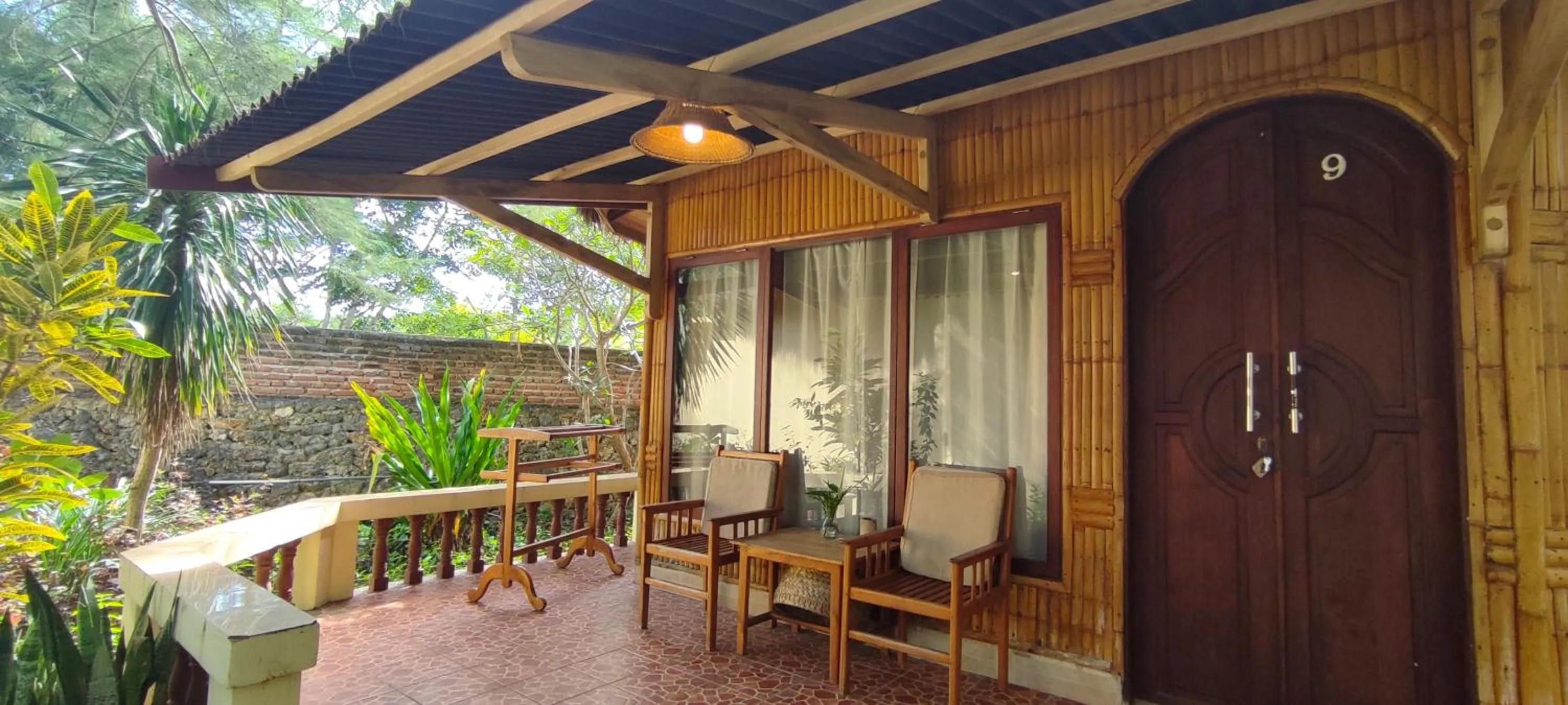Balcony/Terrace in Bara Beach Bungalows