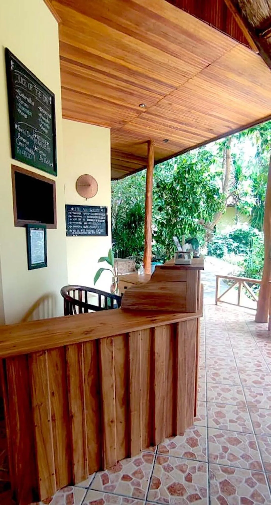 Lobby or reception in Bara Beach Bungalows