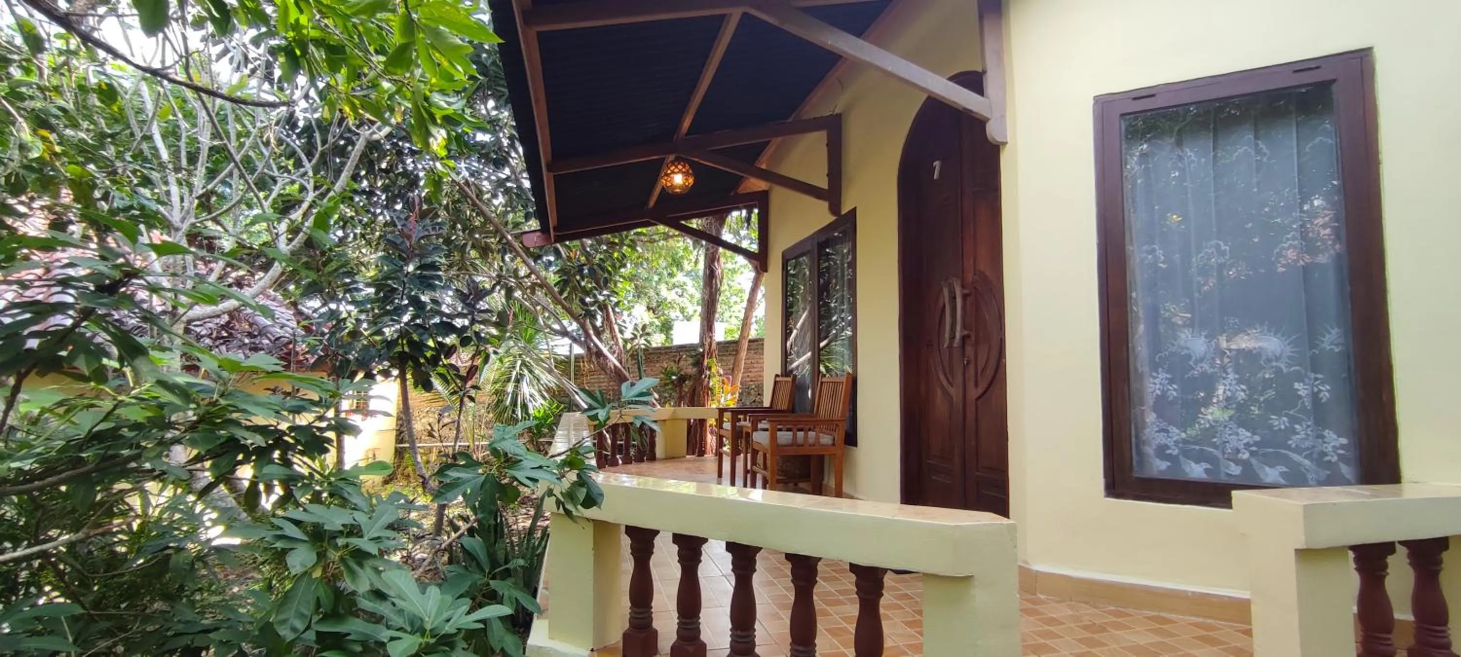 Balcony/Terrace in Bara Beach Bungalows