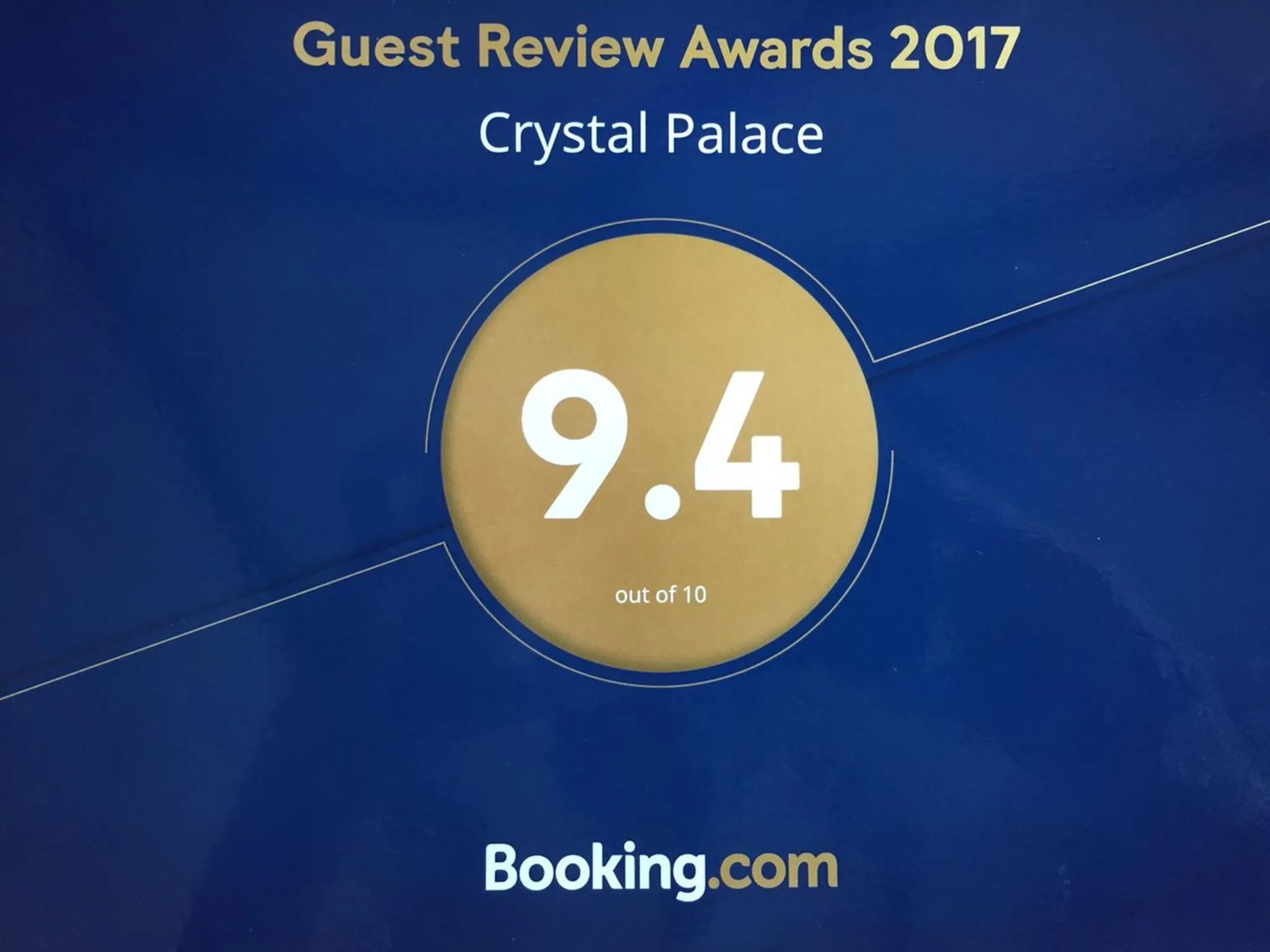 Logo/Certificate/Sign in Crystal Palace