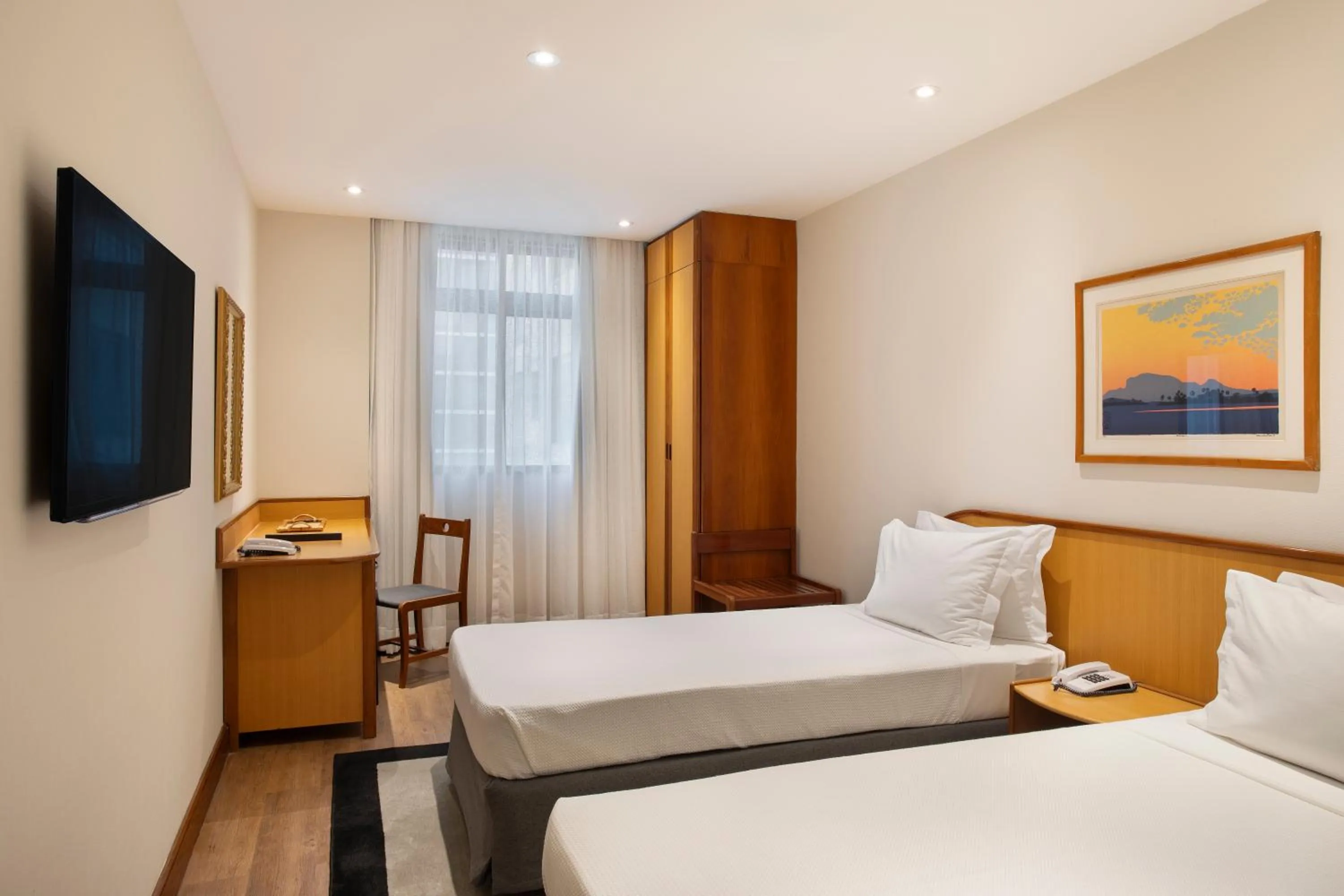 Bed in Windsor Guanabara Hotel