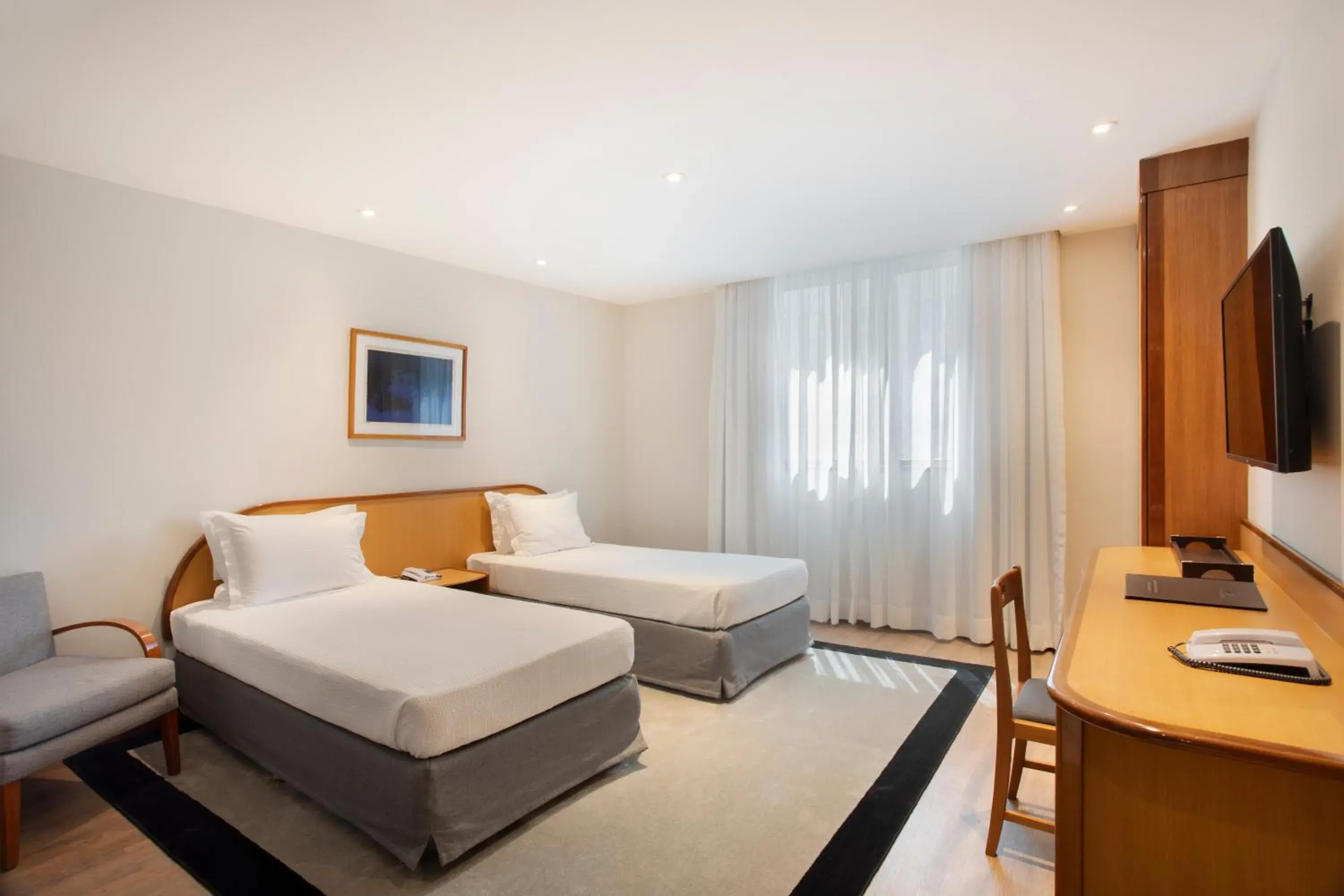 Bed in Windsor Guanabara Hotel Bed in Windsor Guanabara Hotel