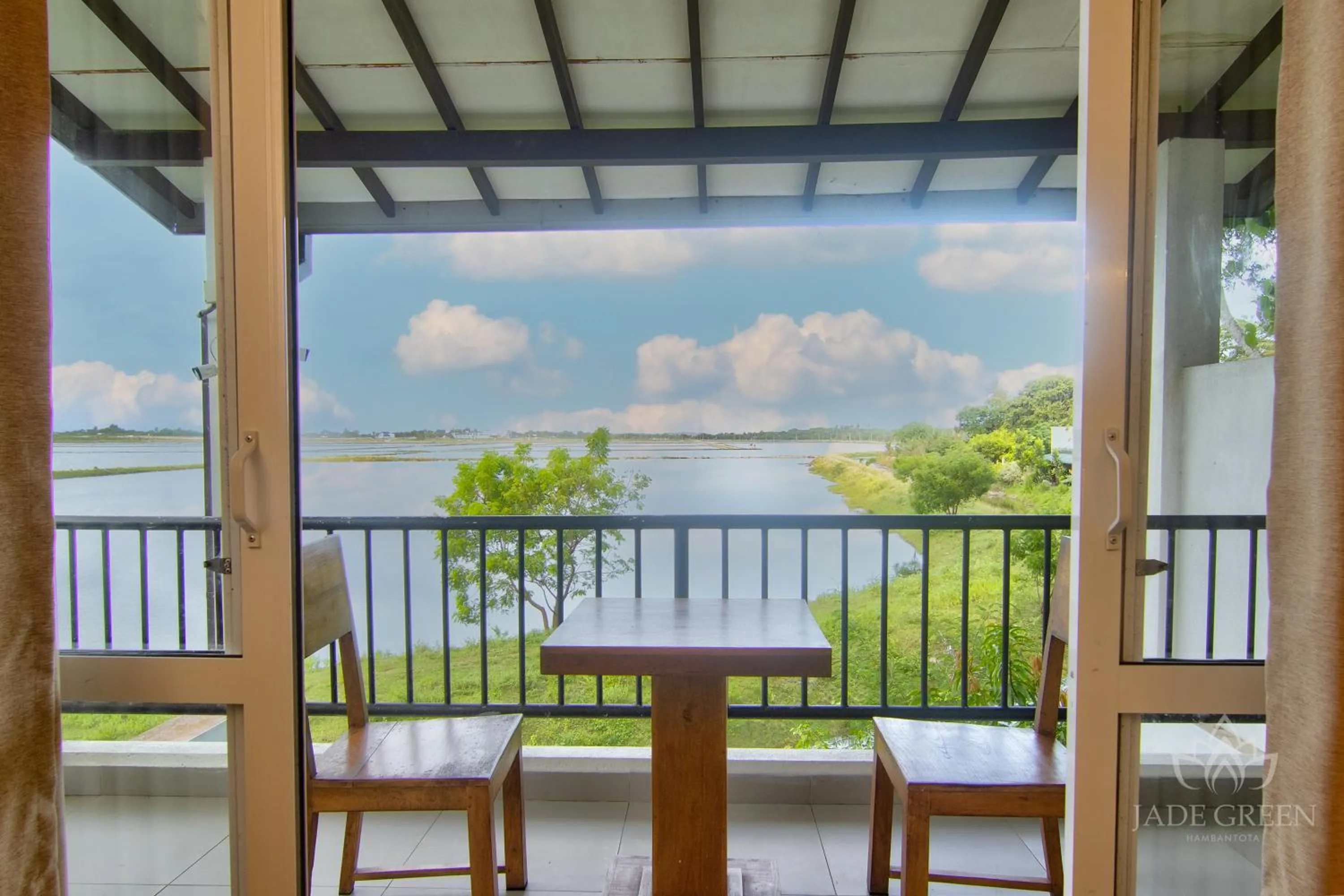 Lake view in Jade Green Hotel Hambantota