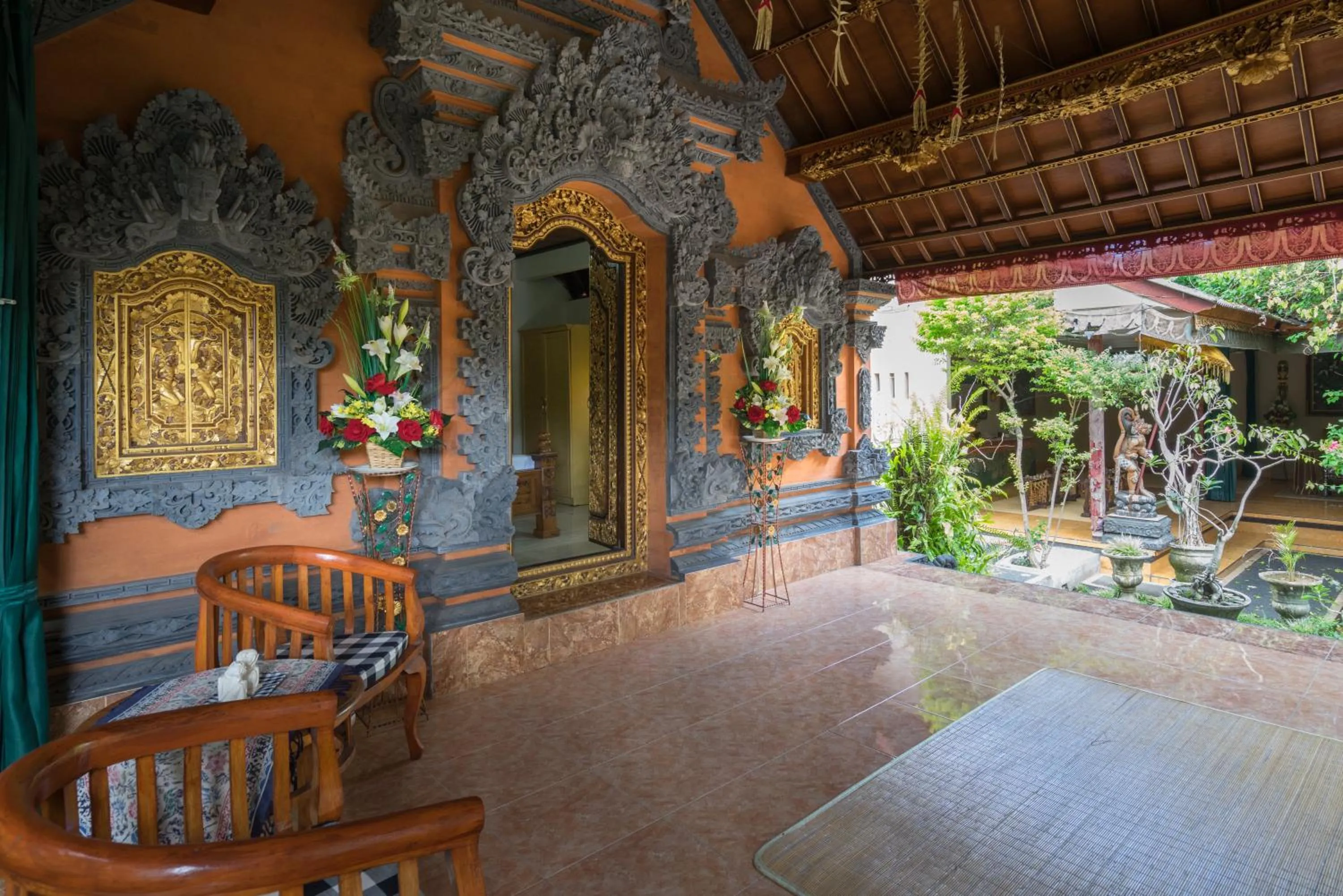 Balcony/Terrace in Nuaja Balinese Guest House