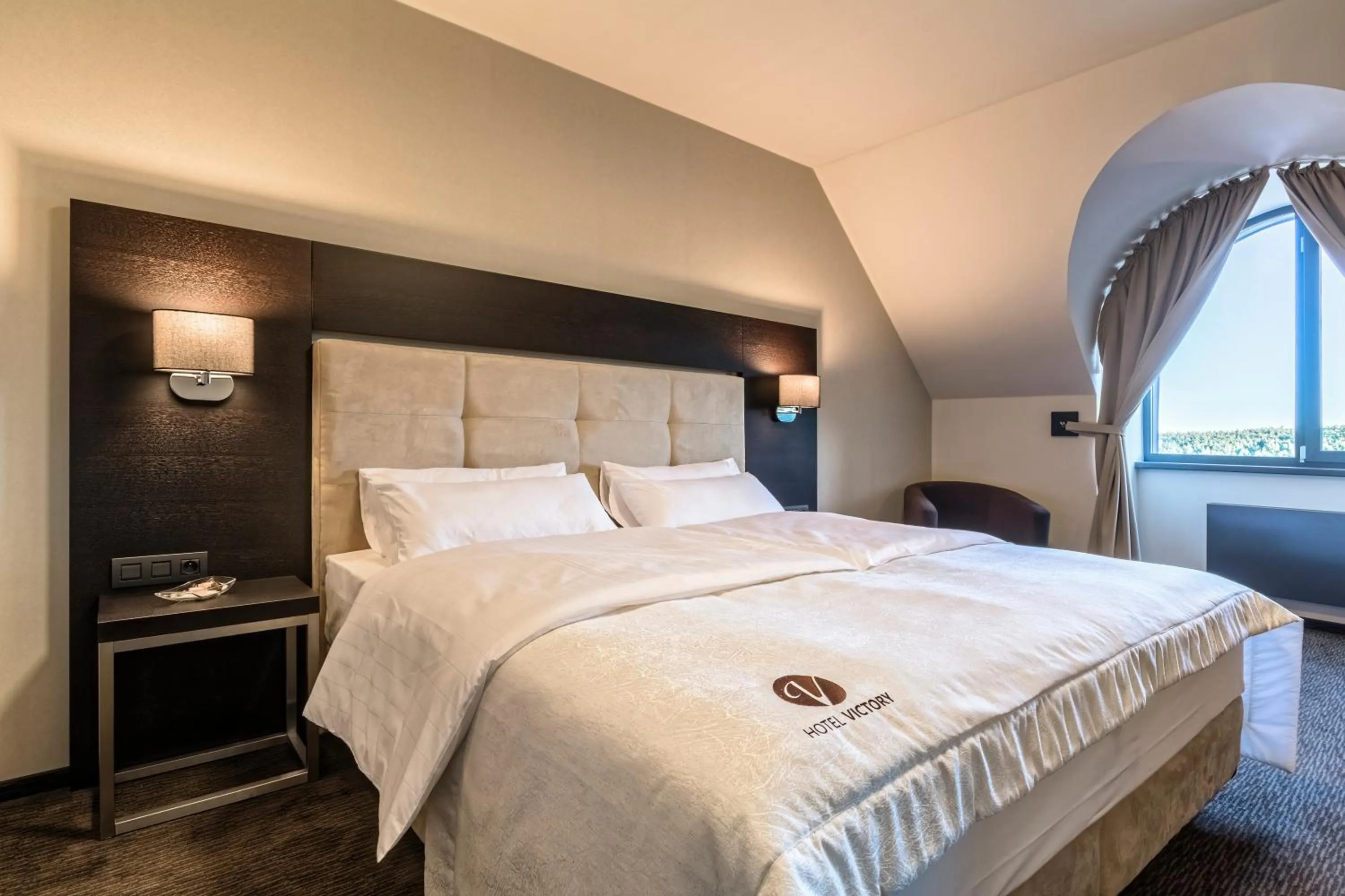 Bed in Hotel Victory