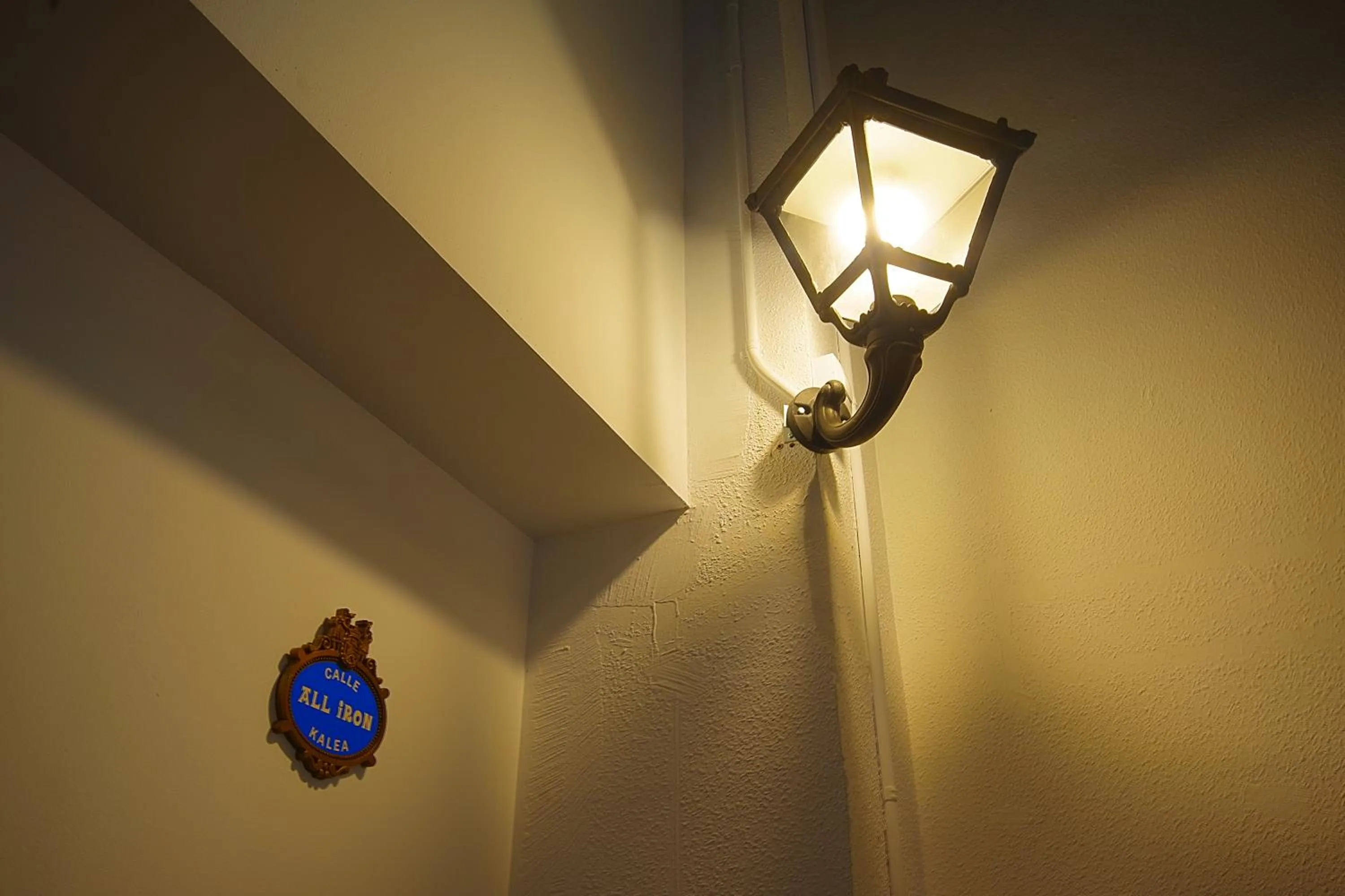 Decorative detail in All Iron Hostel