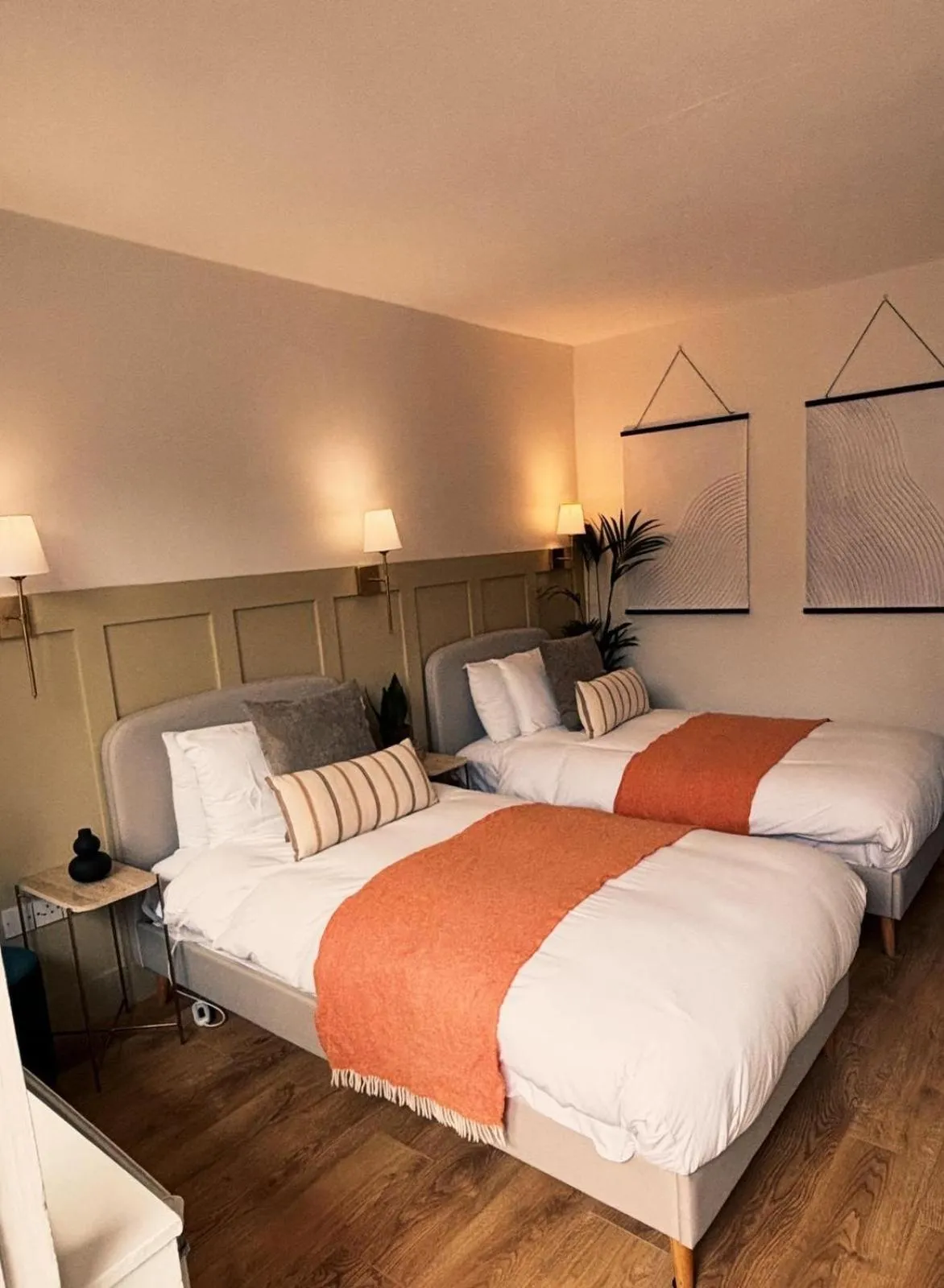 Bed in The Tower House B&B