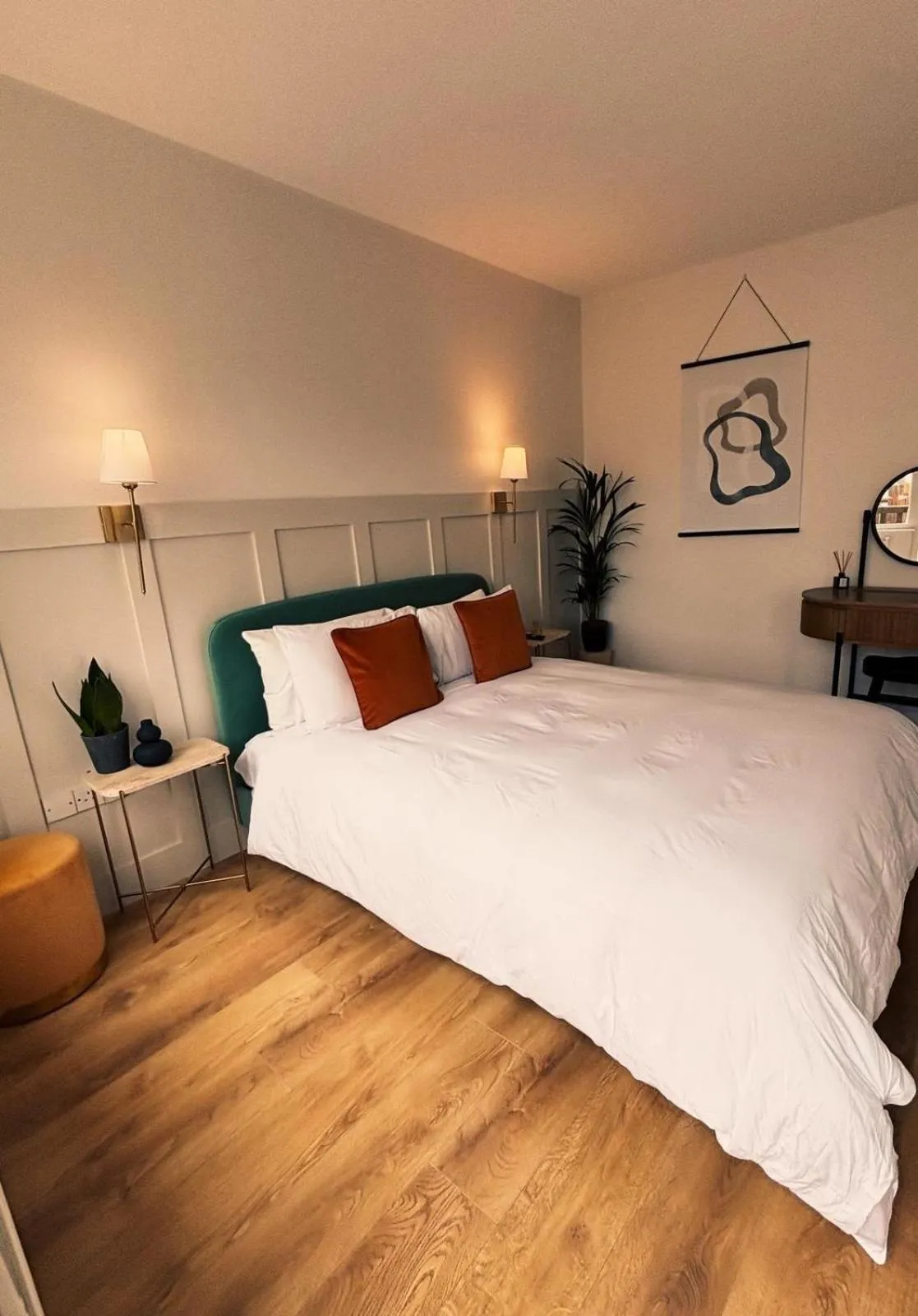 Bed in The Tower House B&B