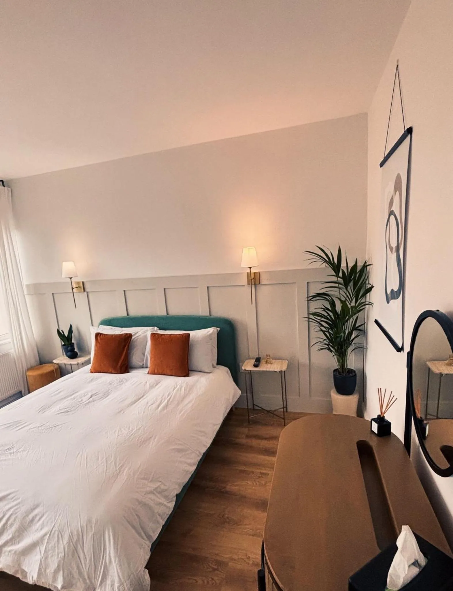 Bed in The Tower House B&B