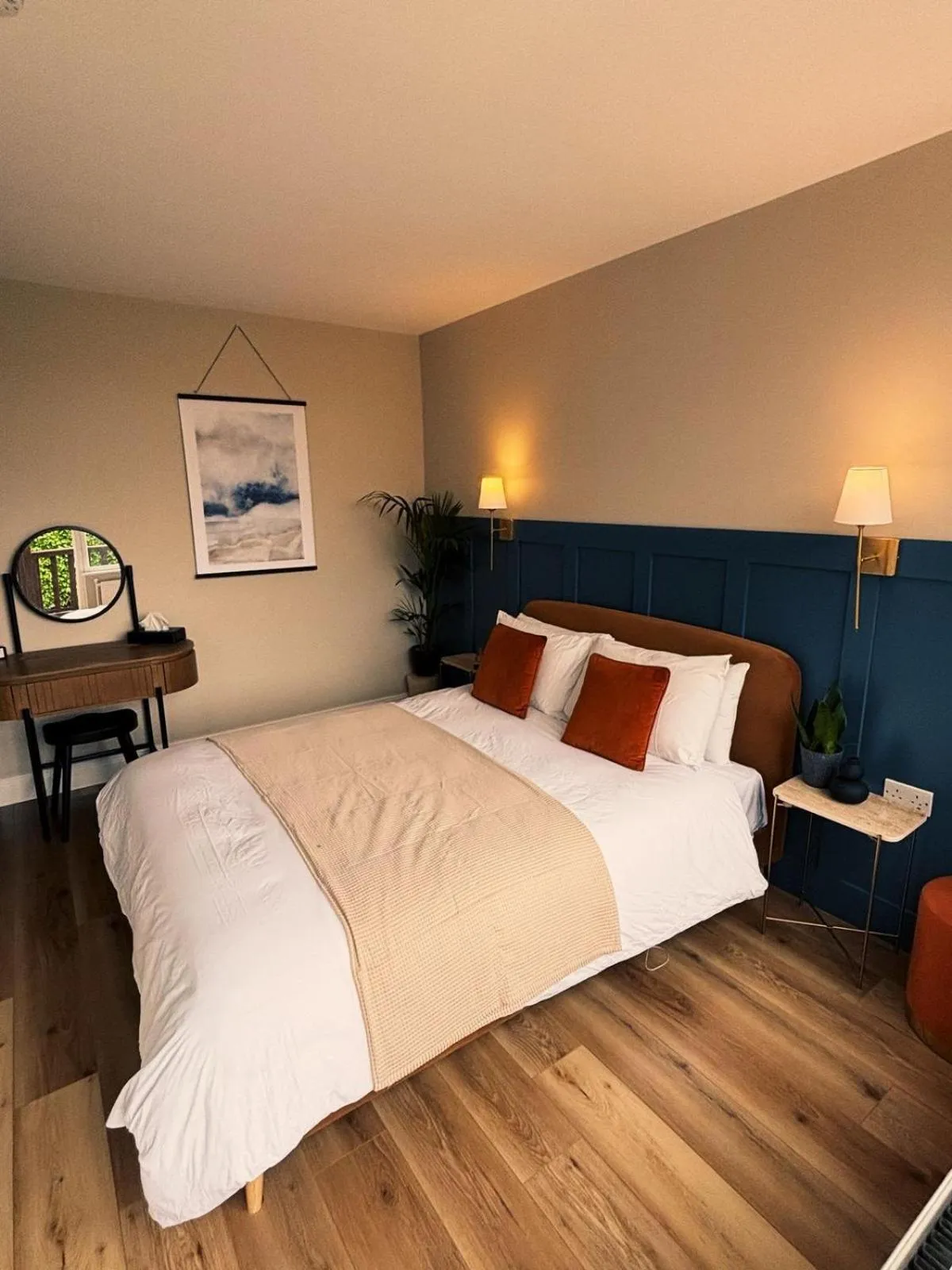 Bed in The Tower House B&B