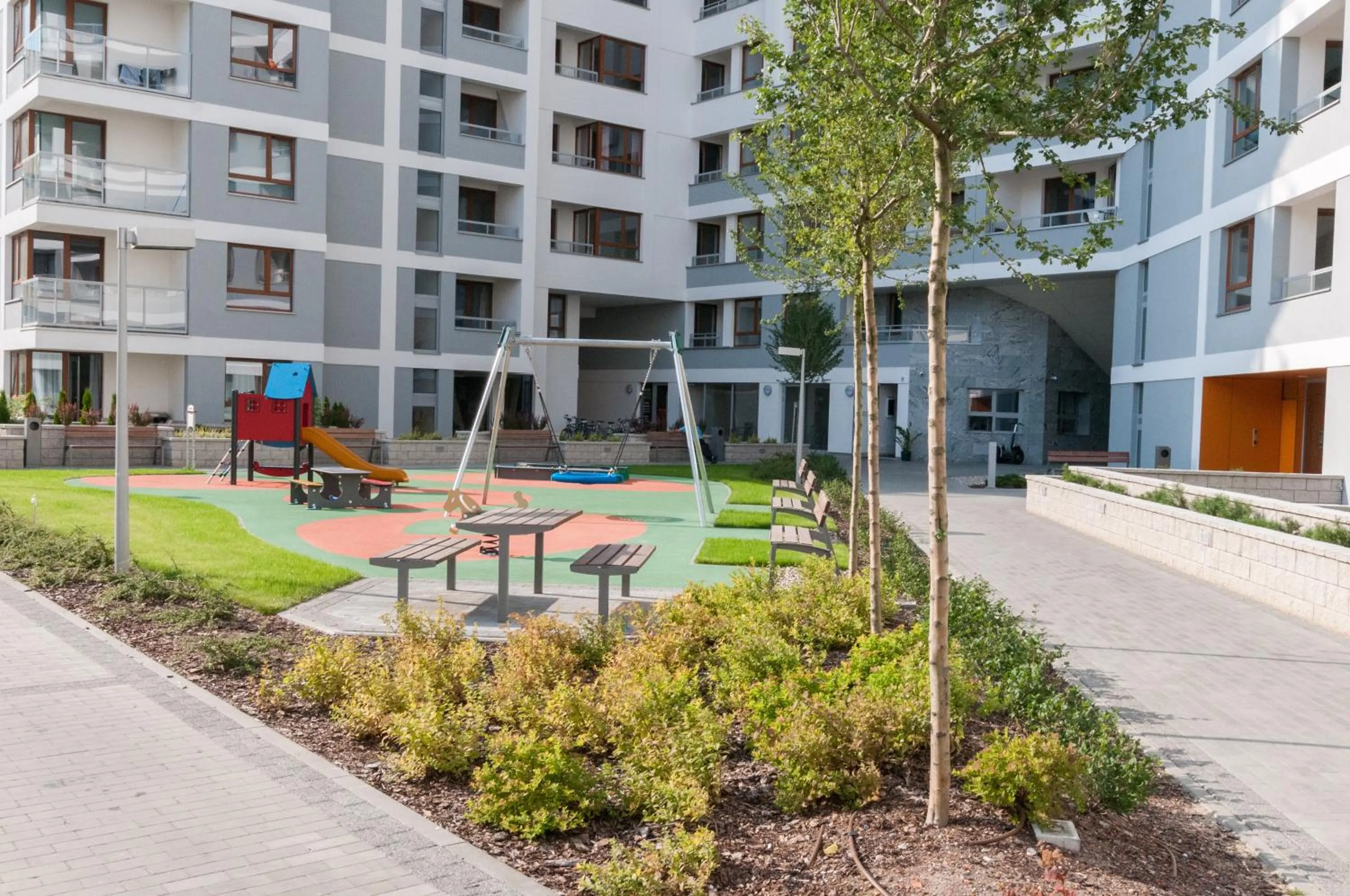 Children play ground in Pop Art Apartments